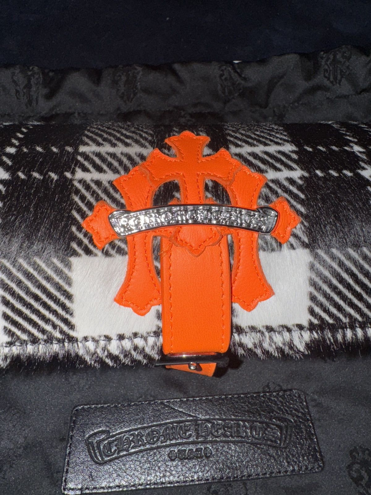 Chrome Hearts Chrome Hearts Plaid Orange Watch Roll Size ONE SIZE - 3 Thumbnail