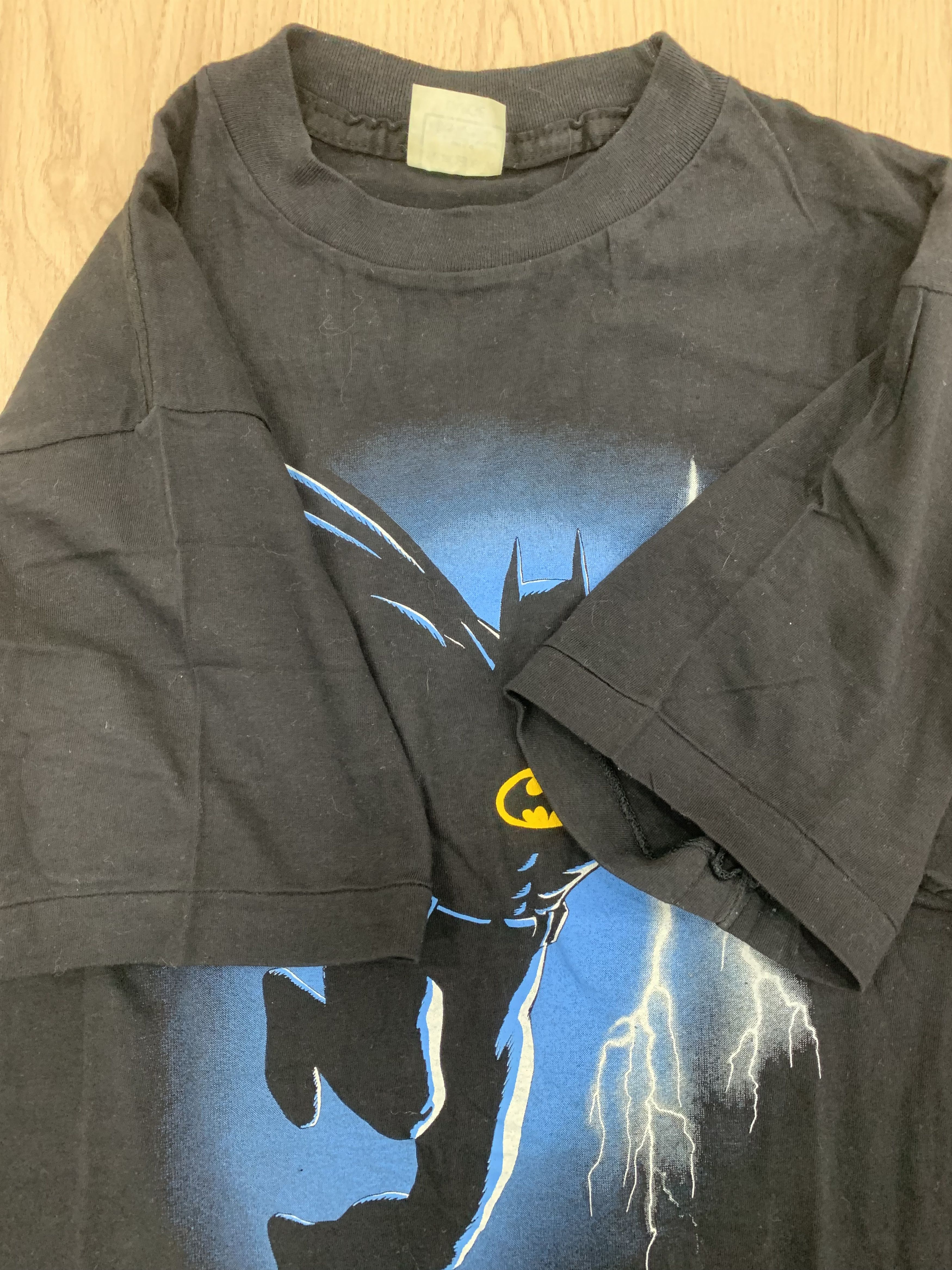 DC Comics × Marvel Comics VTG BATMAN DC COMIC MARVELL SHIRT THE MASK MOVIE Size US L / EU 52-54 / 3 - 6 Thumbnail