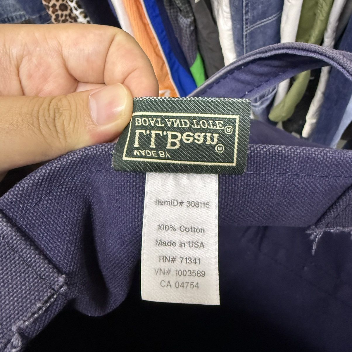L.L. Bean Vintage LL Bean Boat Tote Bag Taco Size ONE SIZE - 6 Thumbnail