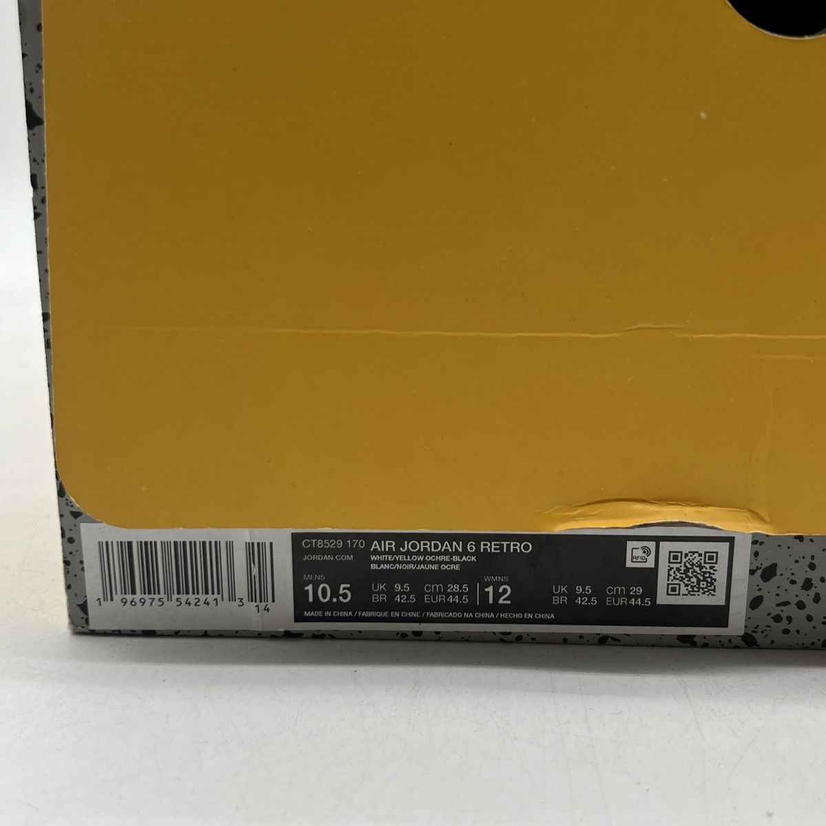 Jordan Brand Air Jordan 6 yellow ochre Size US 10.5 / EU 43-44 - 6 Thumbnail