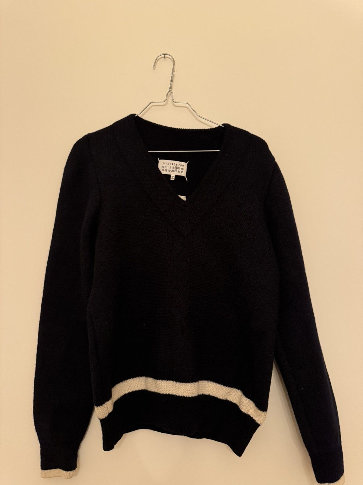 Maison Margiela Maison Martin Margiela – Replica Ski Sweater Navy Size US M / EU 48-50 / 2 - 1 Thumbnail