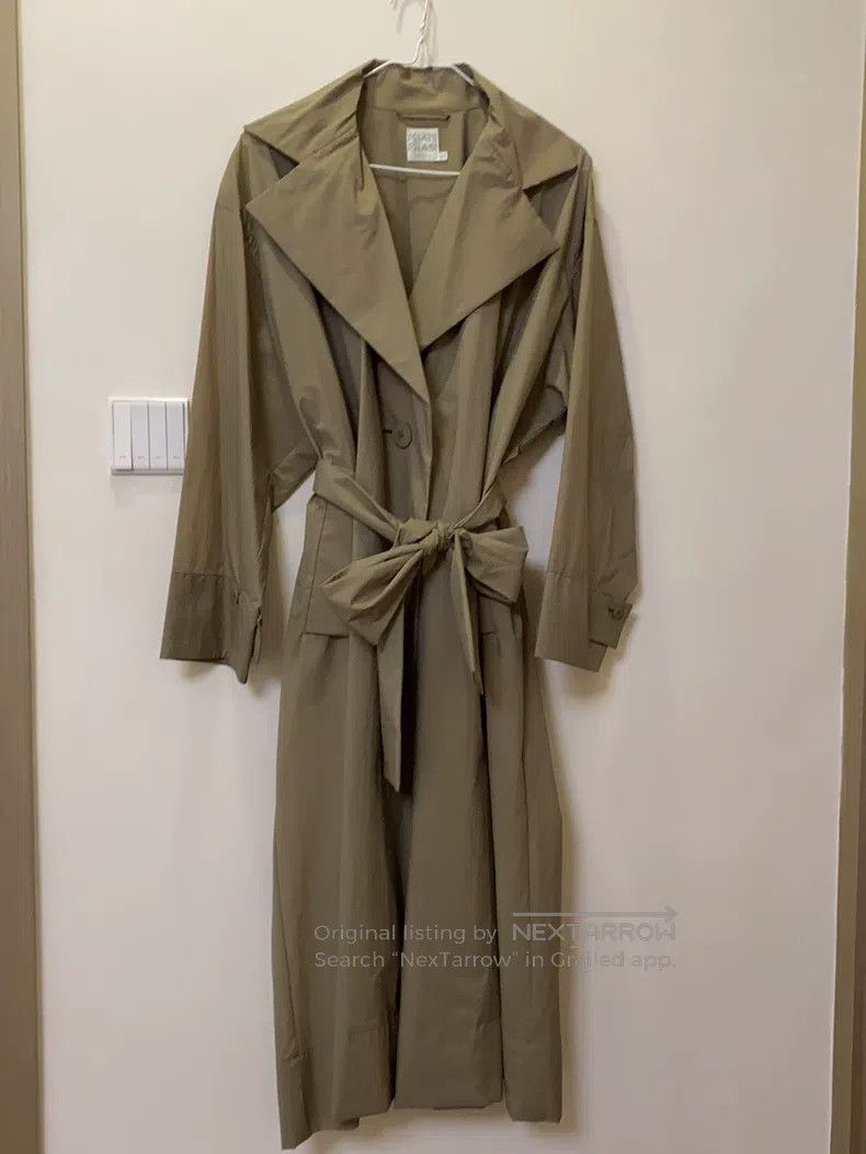Issey Miyake Issey Miyake Beige Trench Coat Size L / US 10 / IT 46 - 3 Thumbnail