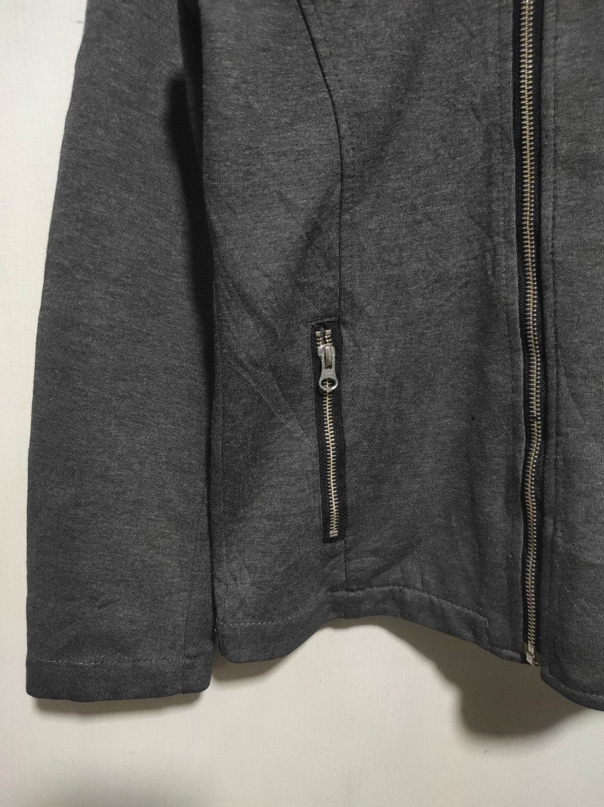 Japanese Brand RageBlue Asymmetrical zip fur hoodie LGB style Size US S / EU 44-46 / 1 - 4 Thumbnail