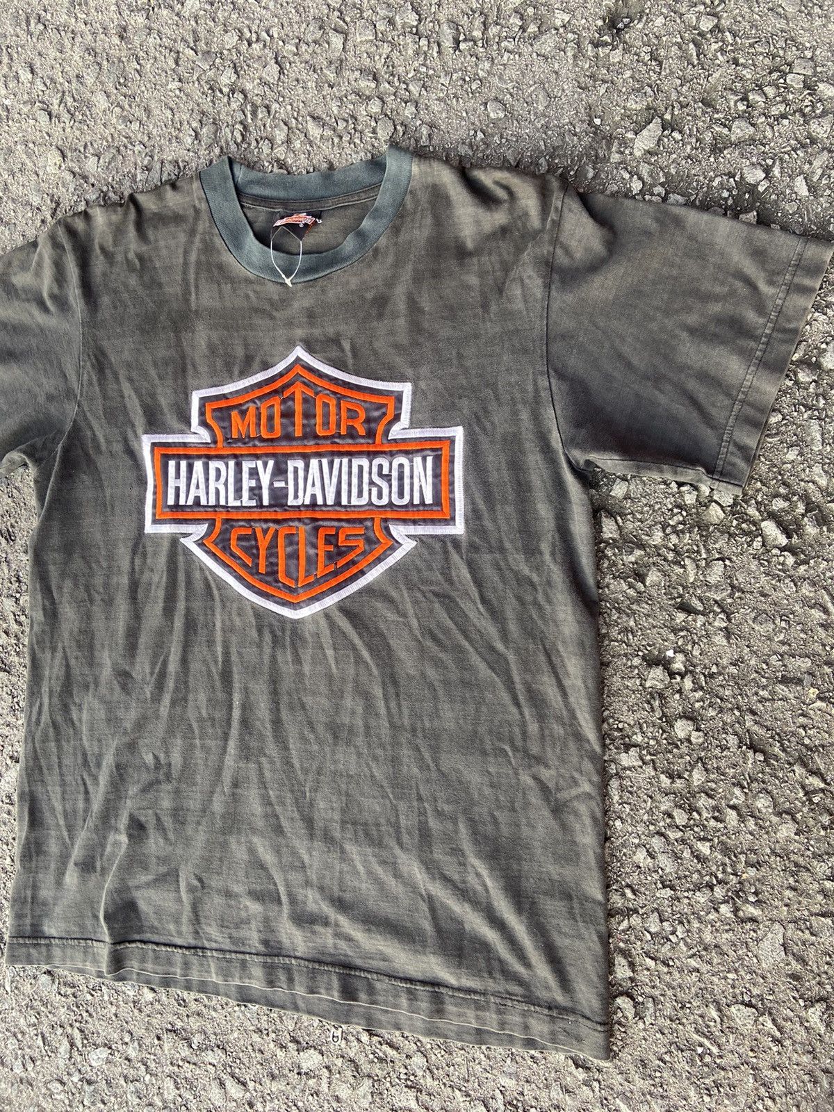 Harley Davidson × Vintage Harley davidson stripe big print Size US L / EU 52-54 / 3 - 7 Thumbnail