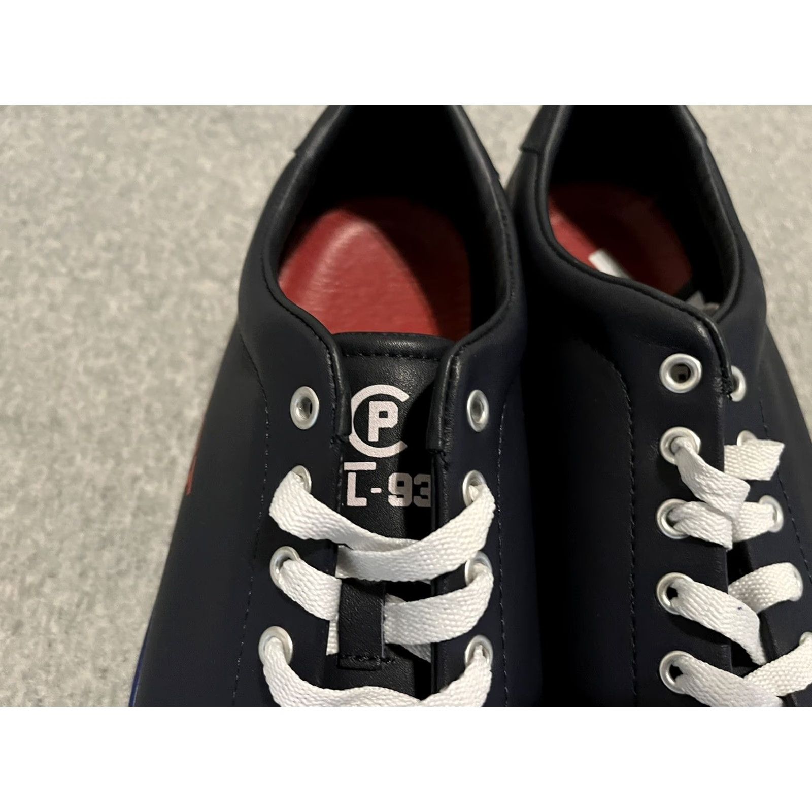 Polo Ralph Lauren Polo Ralph Lauren Sport PRL-93 Longwood Nappa Calf Leather Blue Shoes Mens 10.5D Sneakers Lacé Up Athletic Size US L / EU 52-54 / 3 - 3 Thumbnail
