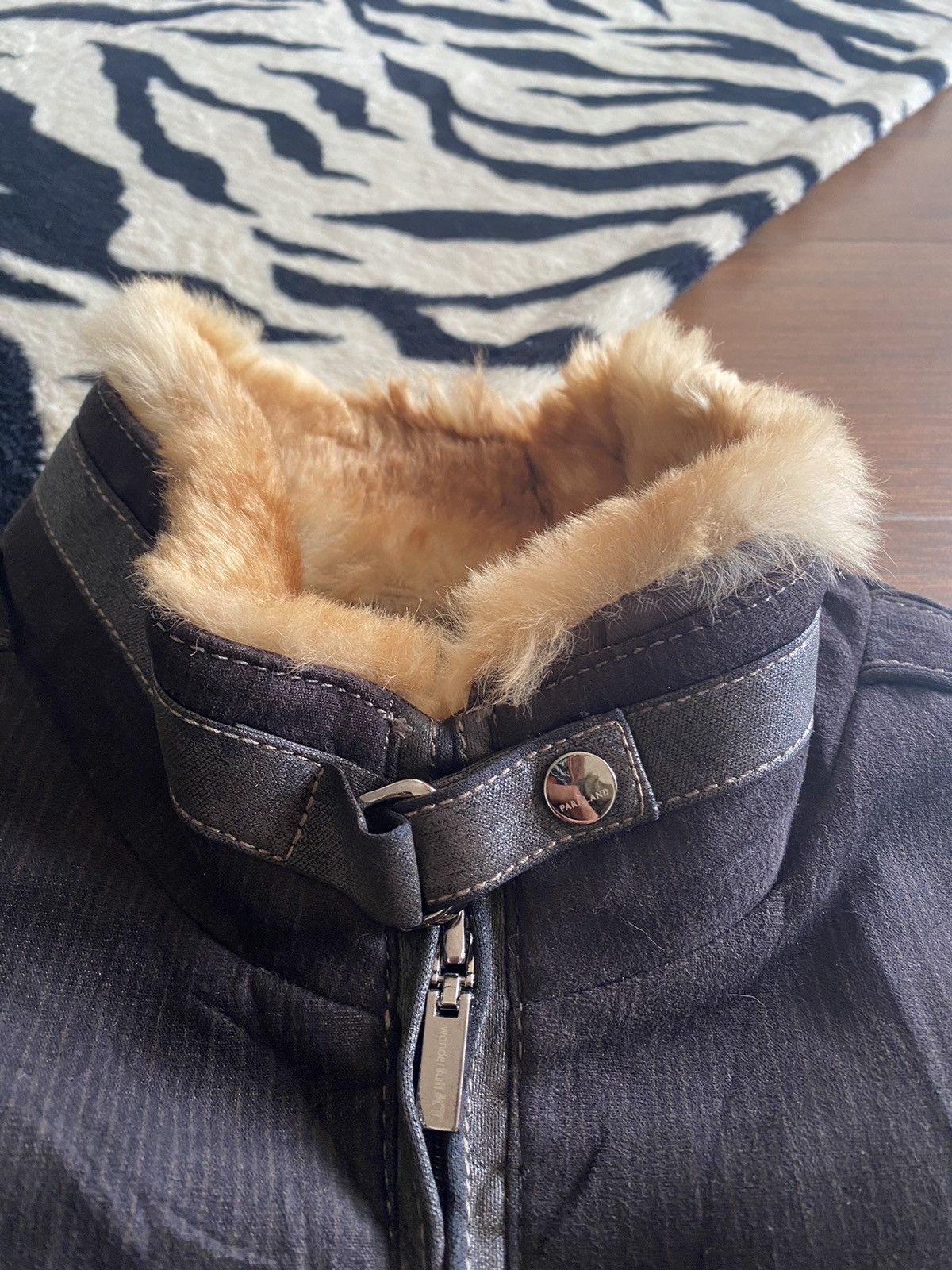 14th Addiction × KMRii × Yasuyuki Ishii JAPANESE PARKLAND FUR JACKET SHERPA DOUBLE LAYER VEST Size US L / EU 52-54 / 3 - 5 Thumbnail