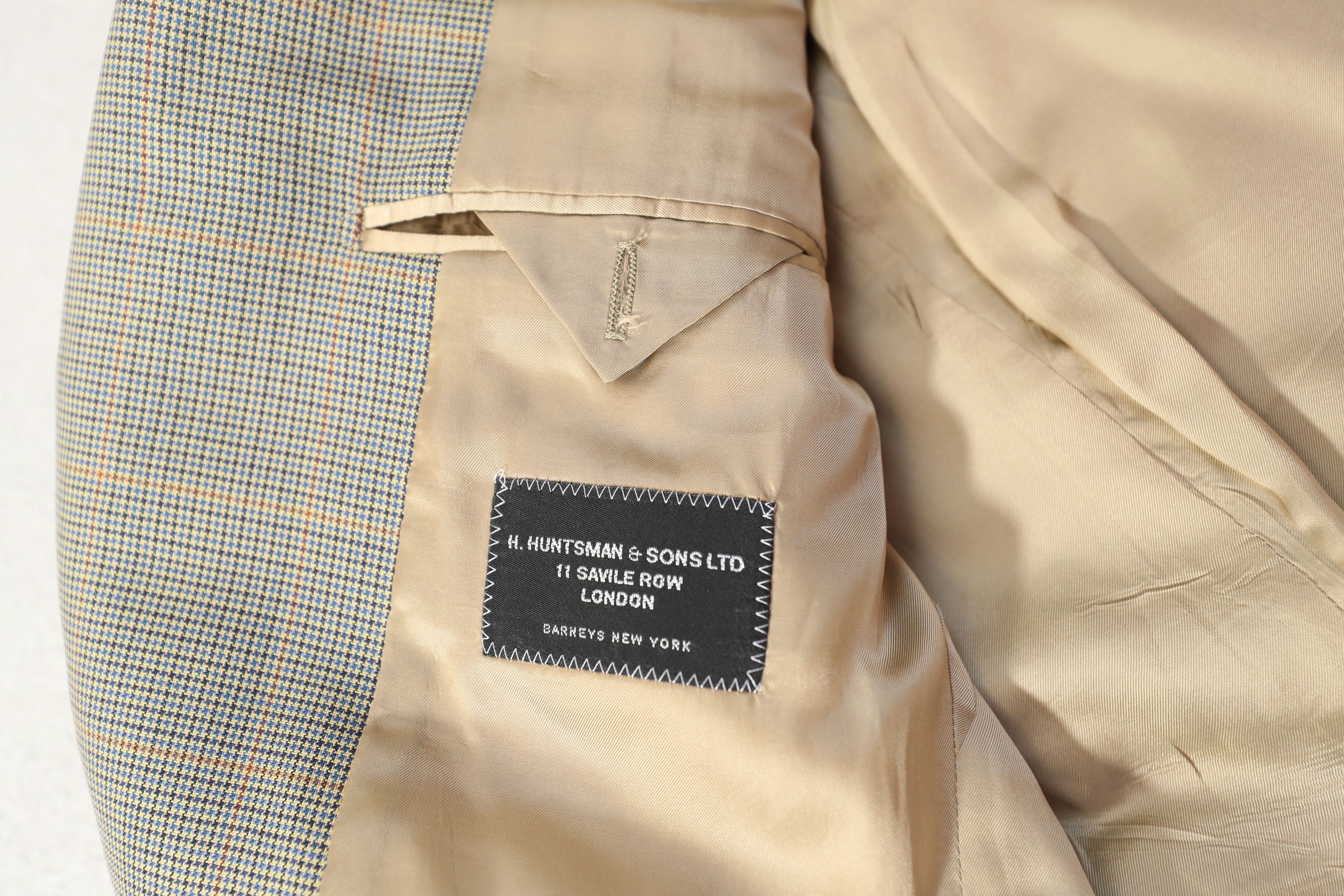 Huntsman H Huntsman & Sons Vintage Houndstooth Suit Jacket (40) Size 40R - 14 Thumbnail