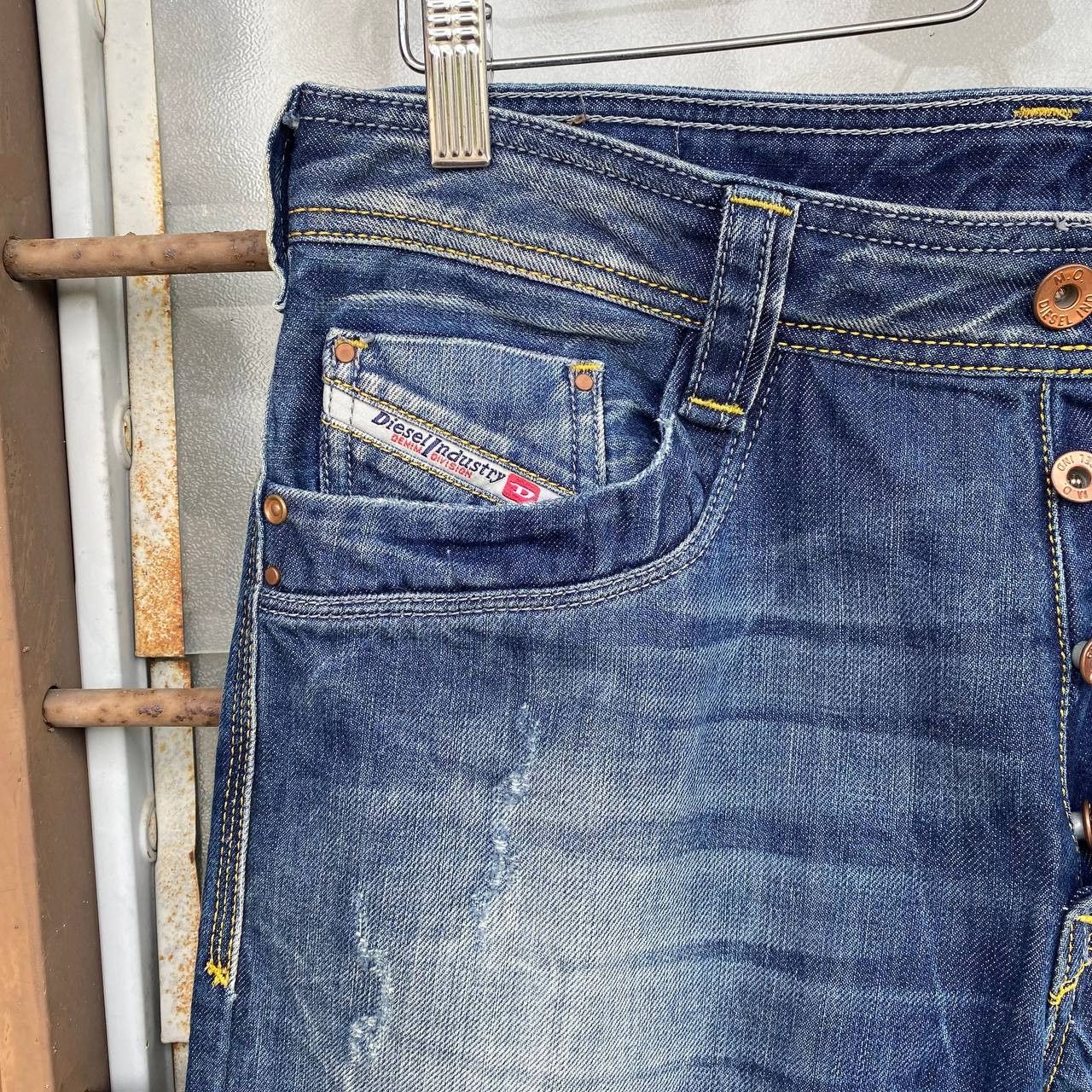 Diesel DIESEL INDUSTRY TIMMEN REGULAR STRAIGHT DISTRESSED BJO7-15 Size US 30 / EU 46 - 4 Thumbnail