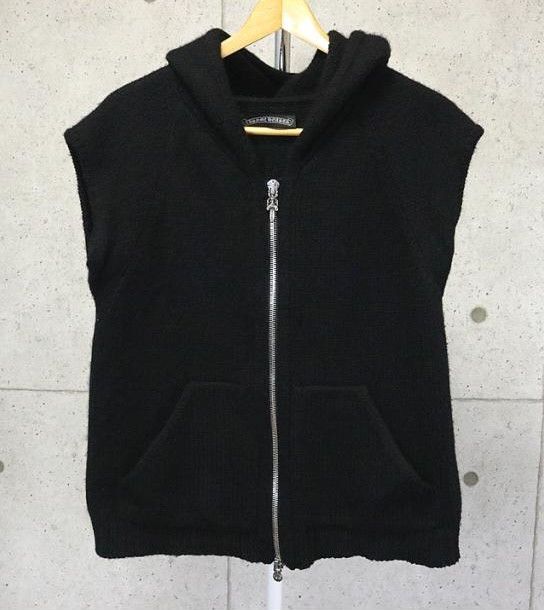 Chrome Hearts Chrome Hearts Cross Patch Sleeveless Hoodie Size US M / EU 48-50 / 2 - 1 Thumbnail