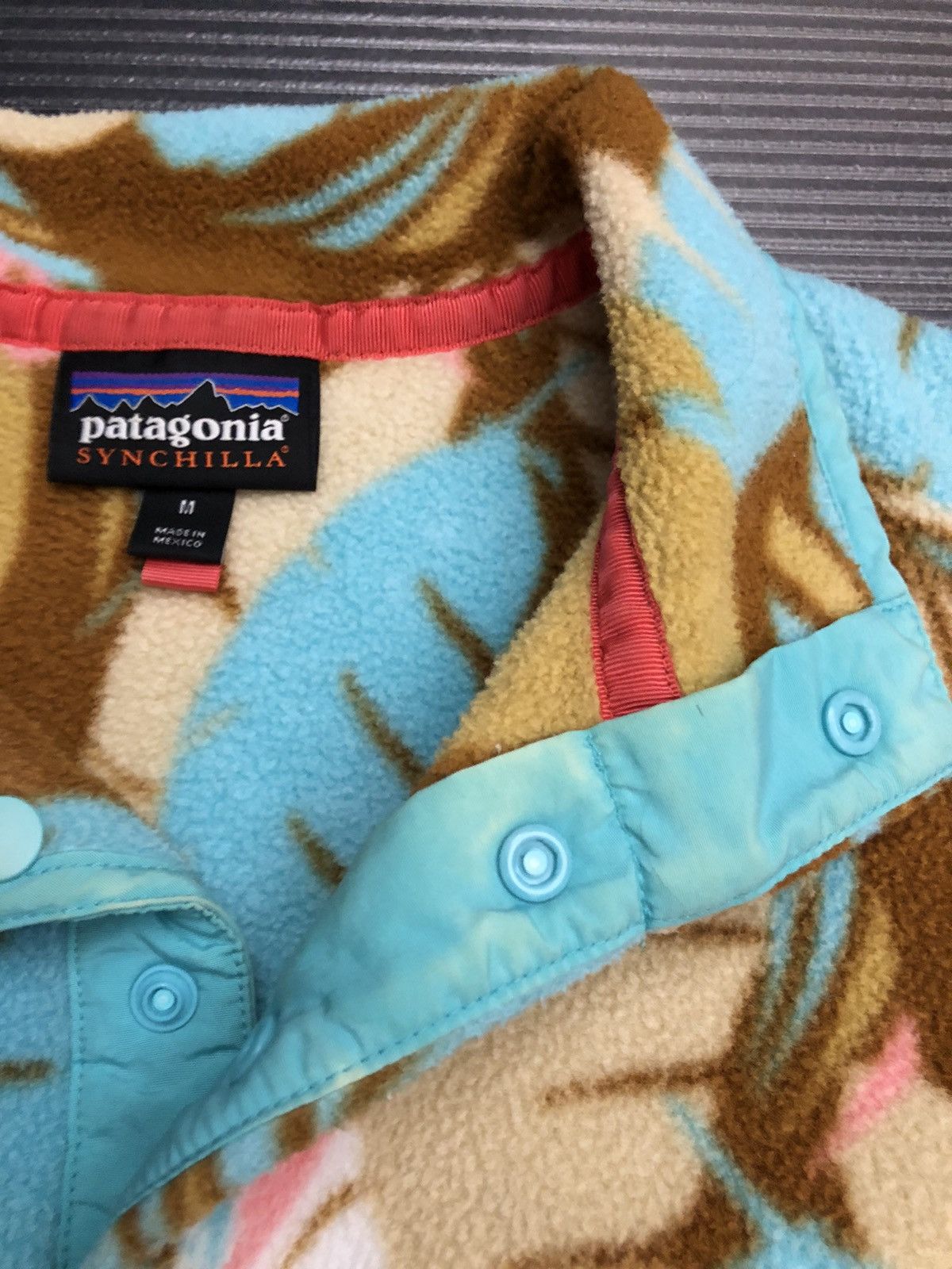 Patagonia Patagonia feather dance bear brown/teal synchilla fleece M Size M / US 6-8 / IT 42-44 - 7 Thumbnail