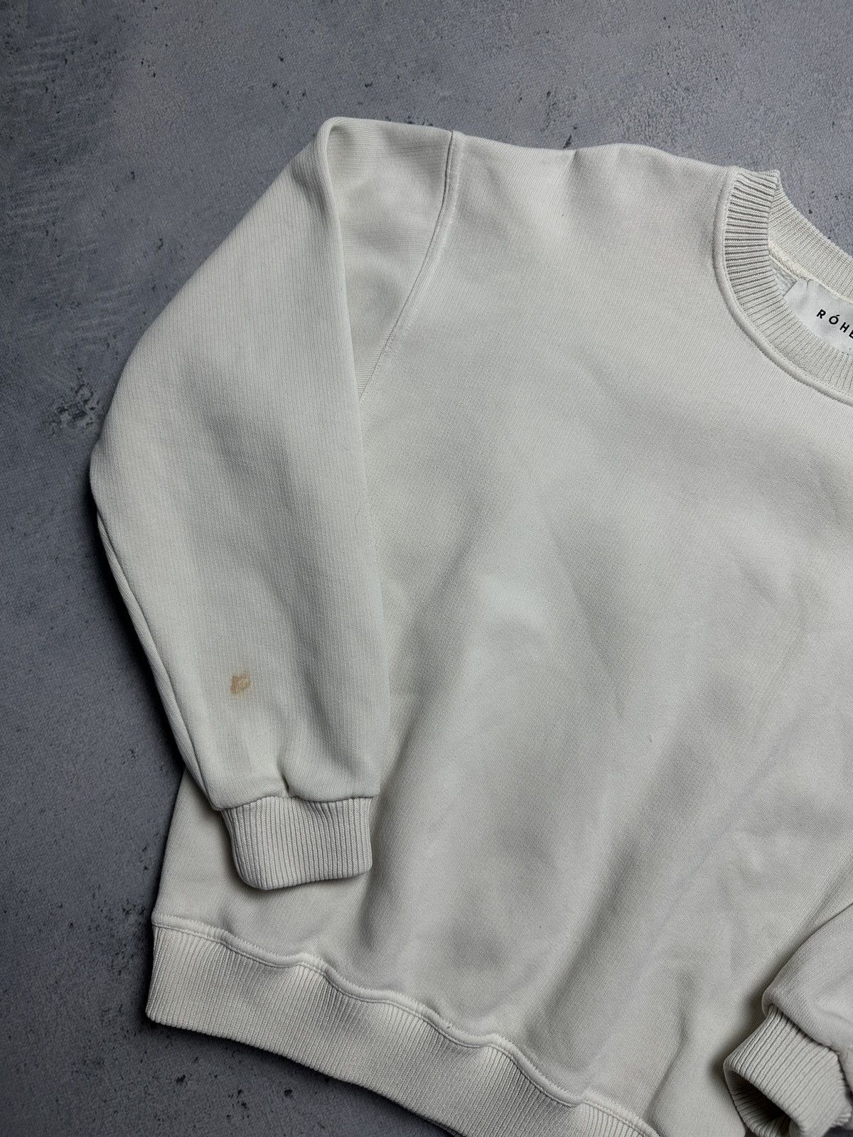 Rohe Rohe Crewneck Logo Print Cotton Sweatshirt Lux Size US M / EU 48-50 / 2 - 4 Thumbnail
