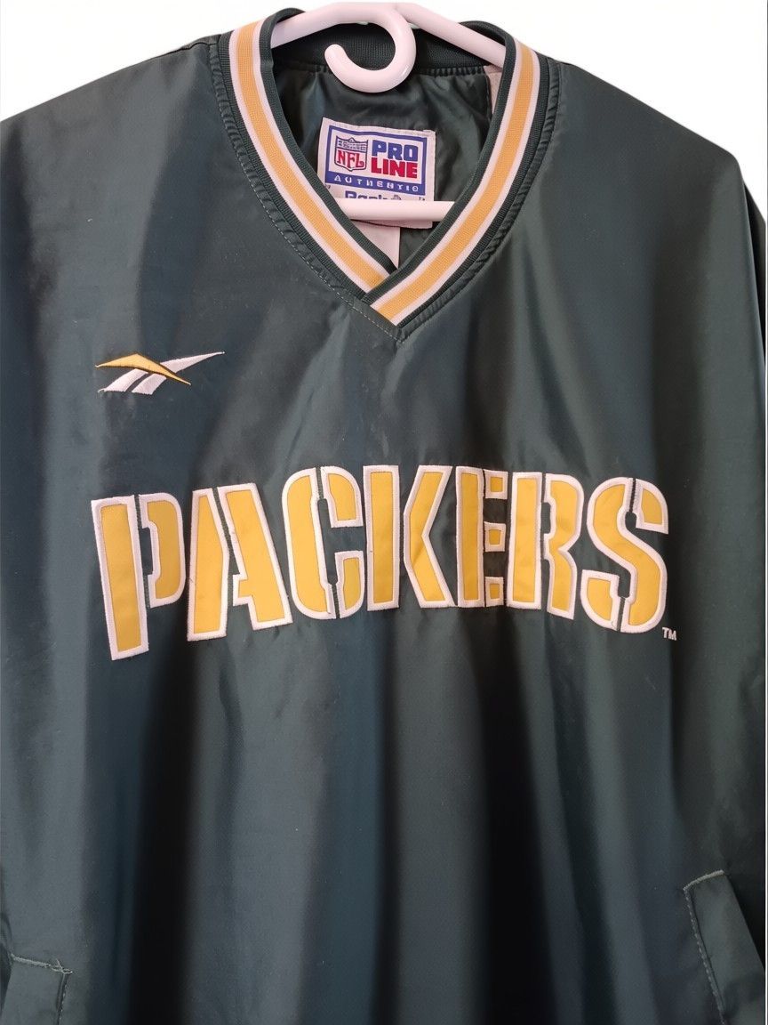 Reebok Vintage 90s Green Bay Packers Reebok NFL Pro Line Size US XXL / EU 58 / 5 - 4 Thumbnail