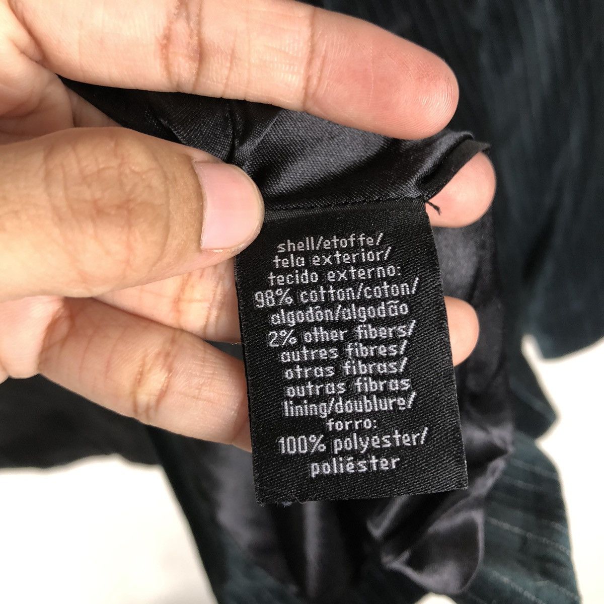 Calvin Klein × Japanese Brand × Vintage 📌Cropped Biker Velvet Jacket Calvin Klein Jeans Striped Size US L / EU 52-54 / 3 - 20 Thumbnail
