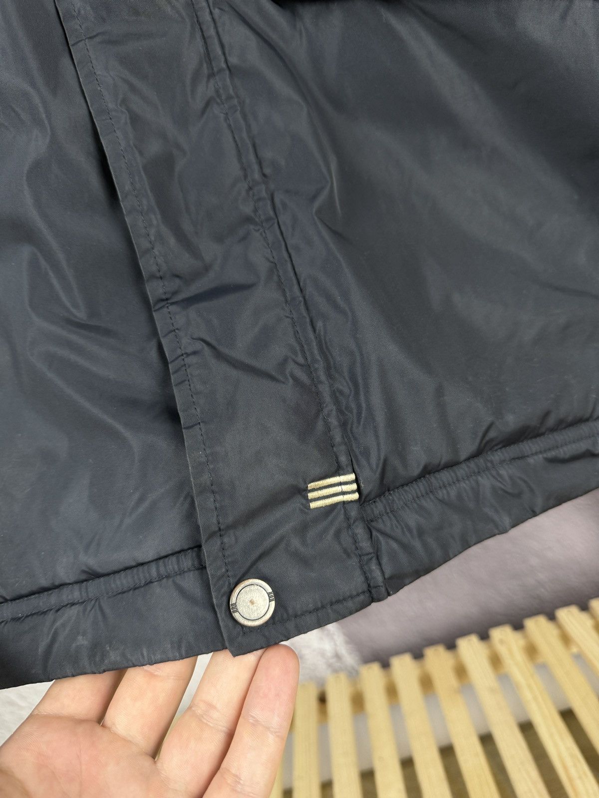 Adidas Adidas vintage y2k black nylon big logo parka jacket Size US L / EU 52-54 / 3 - 6 Thumbnail