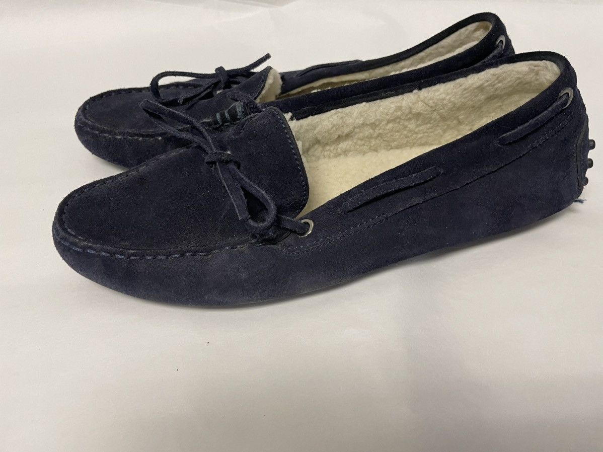 Tod's Shearling Lined Suede Drivers Size US 8.5 / IT 38.5 - 5 Thumbnail