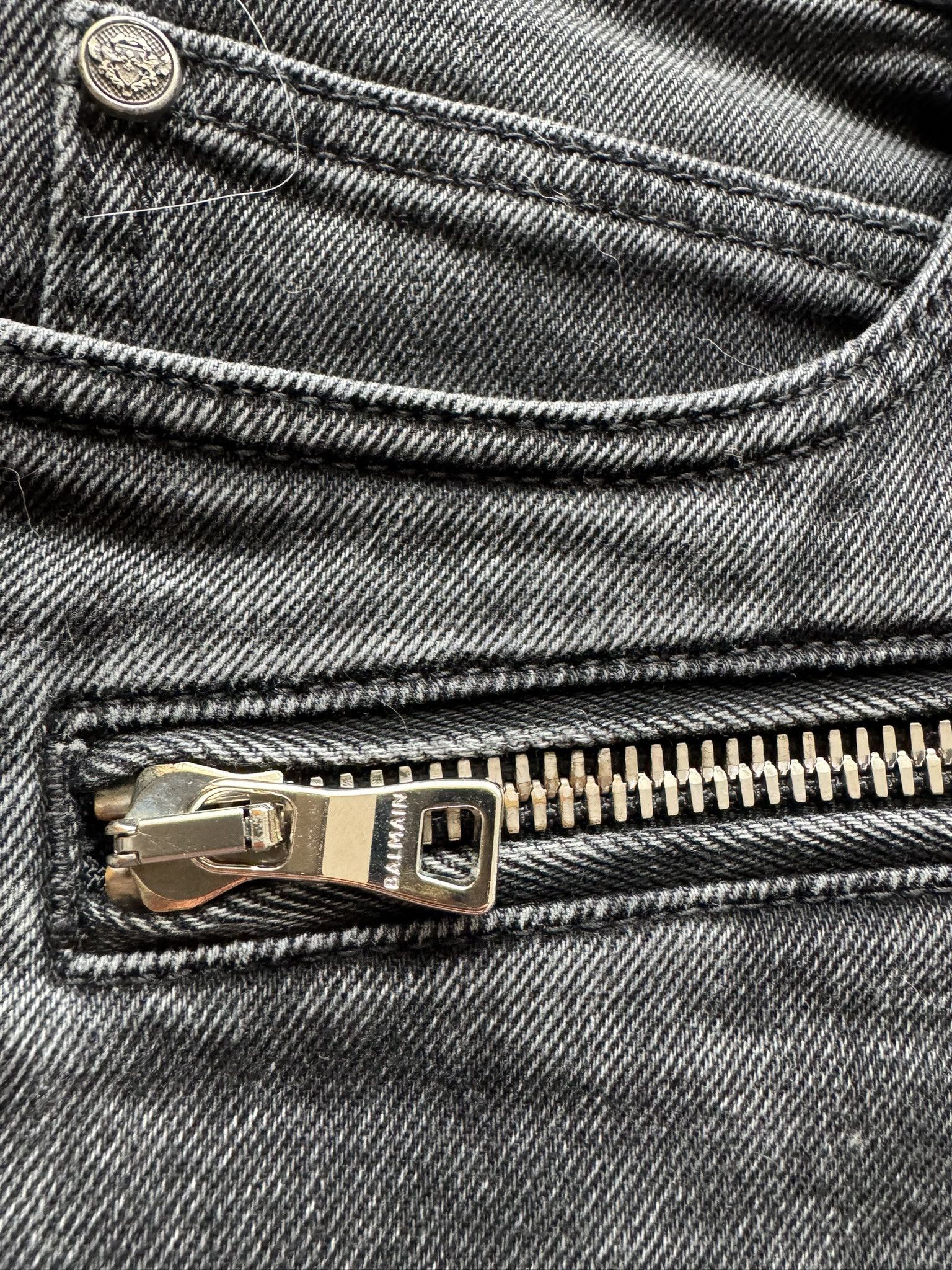 Balmain BALMAIN BIKER DENIM PANTS Size US 32 / EU 48 - 5 Thumbnail