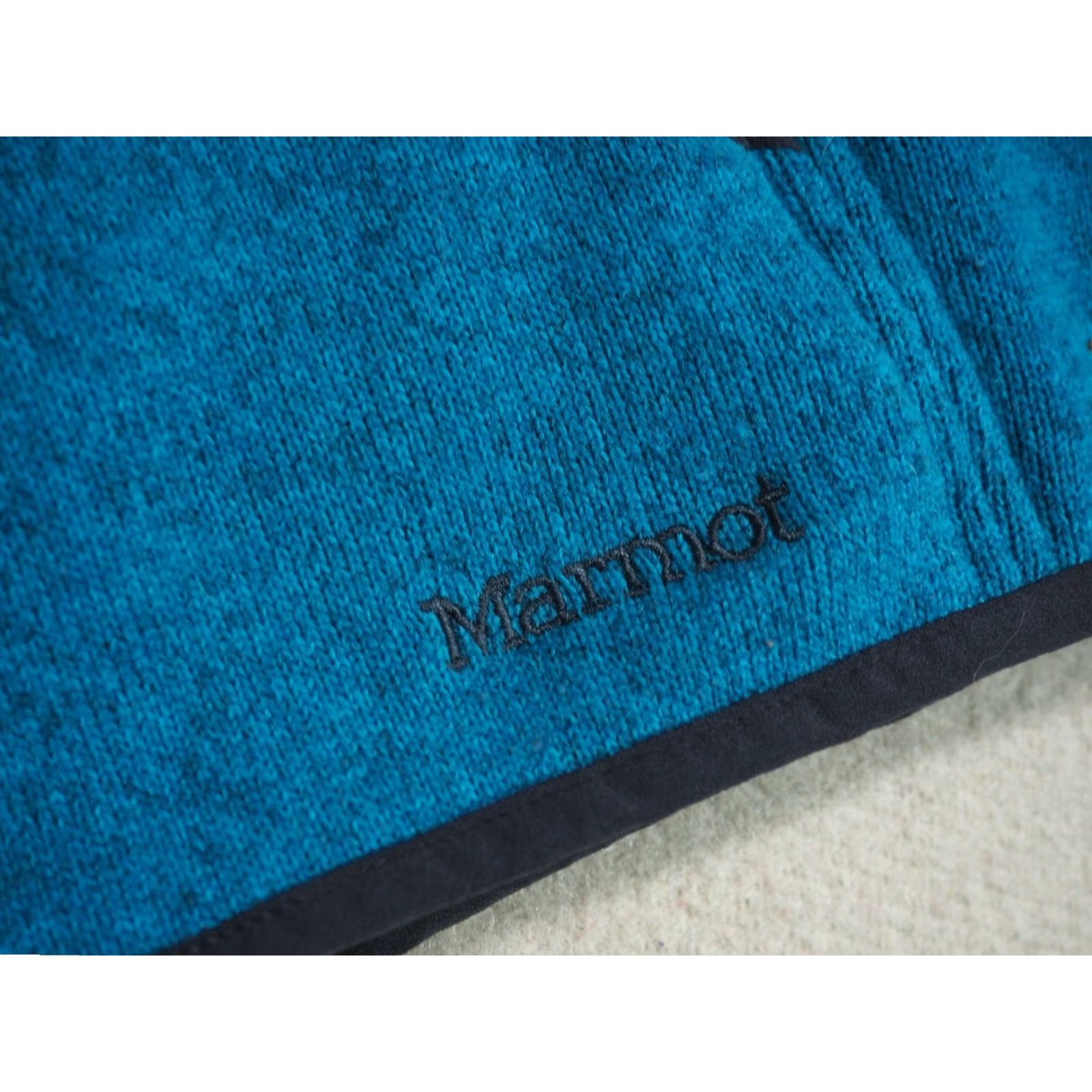 Marmot MARMOT Jacket Teal Blue Gray Fleece Full Zip Outdoor Logo Womens S Jacket Size S / US 4 / IT 40 - 4 Thumbnail