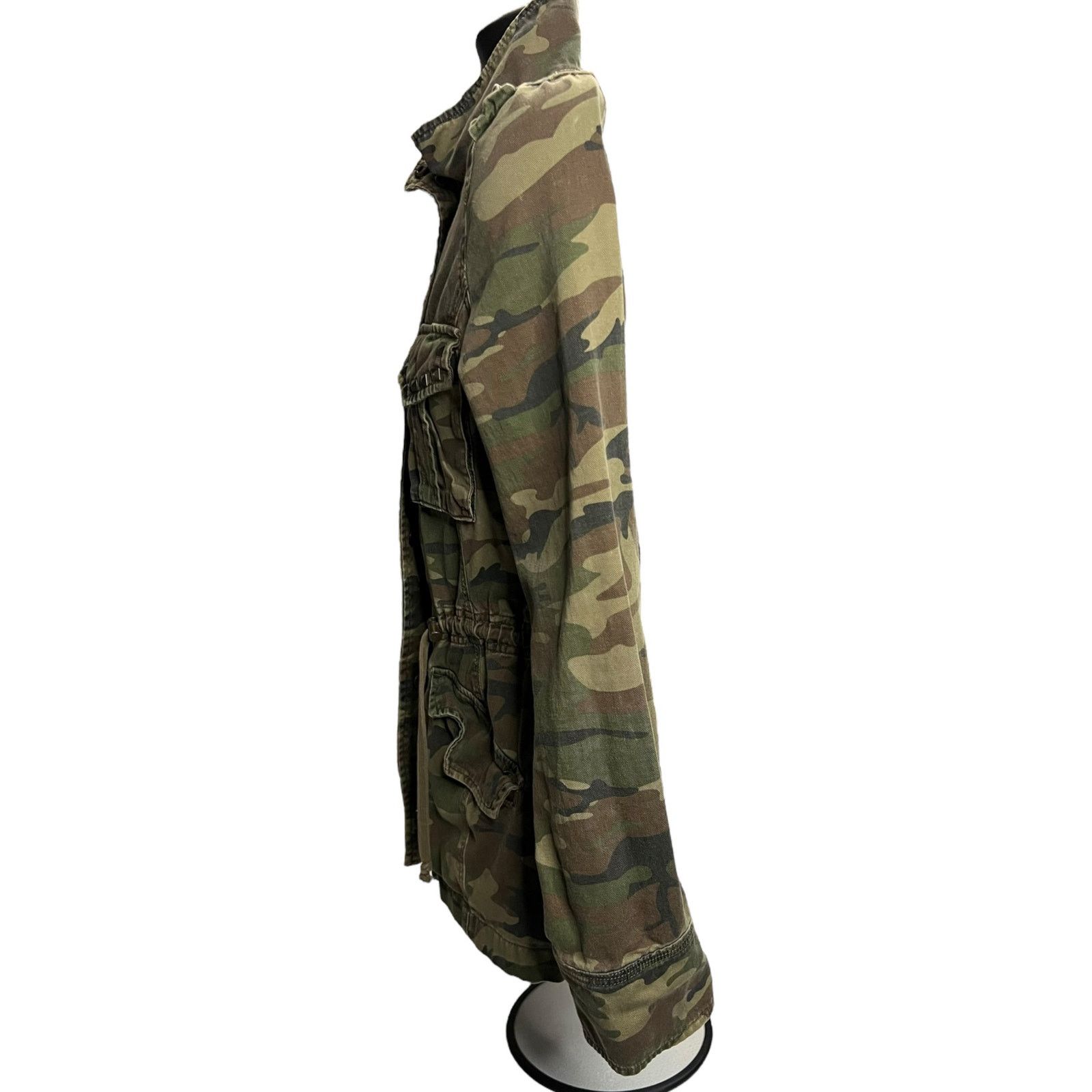 Other Women’s Camo Military Utility Jacket Studded Pockets Medium Size M / US 6-8 / IT 42-44 - 8 Thumbnail