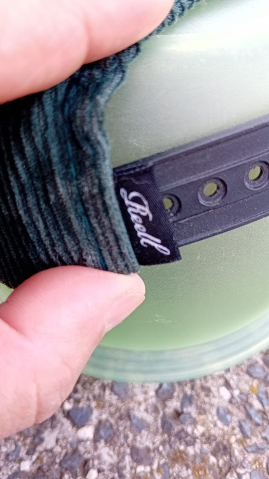 Other Reell Single Script Courduroy Hat Dark Green Ribcord cap Size ONE SIZE - 3 Thumbnail
