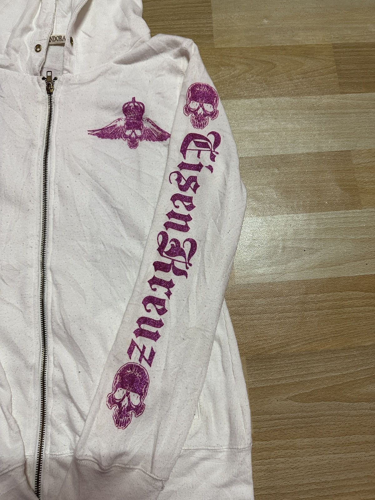 Japanese Brand × Vintage Rare🔥 Crazy Pendora Skulls Hoodie Size S / US 4 / IT 40 - 4 Thumbnail