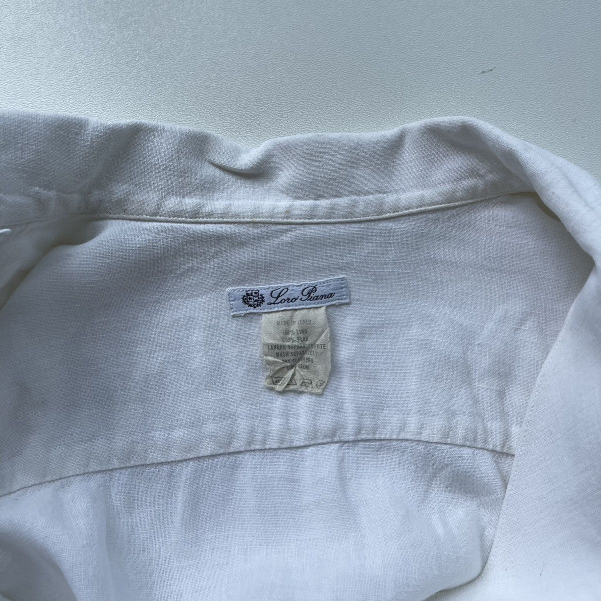 Loro Piana Loro Piana Linen Pocket Button Ups Vintage Classic Shirt Size US M / EU 48-50 / 2 - 9 Thumbnail