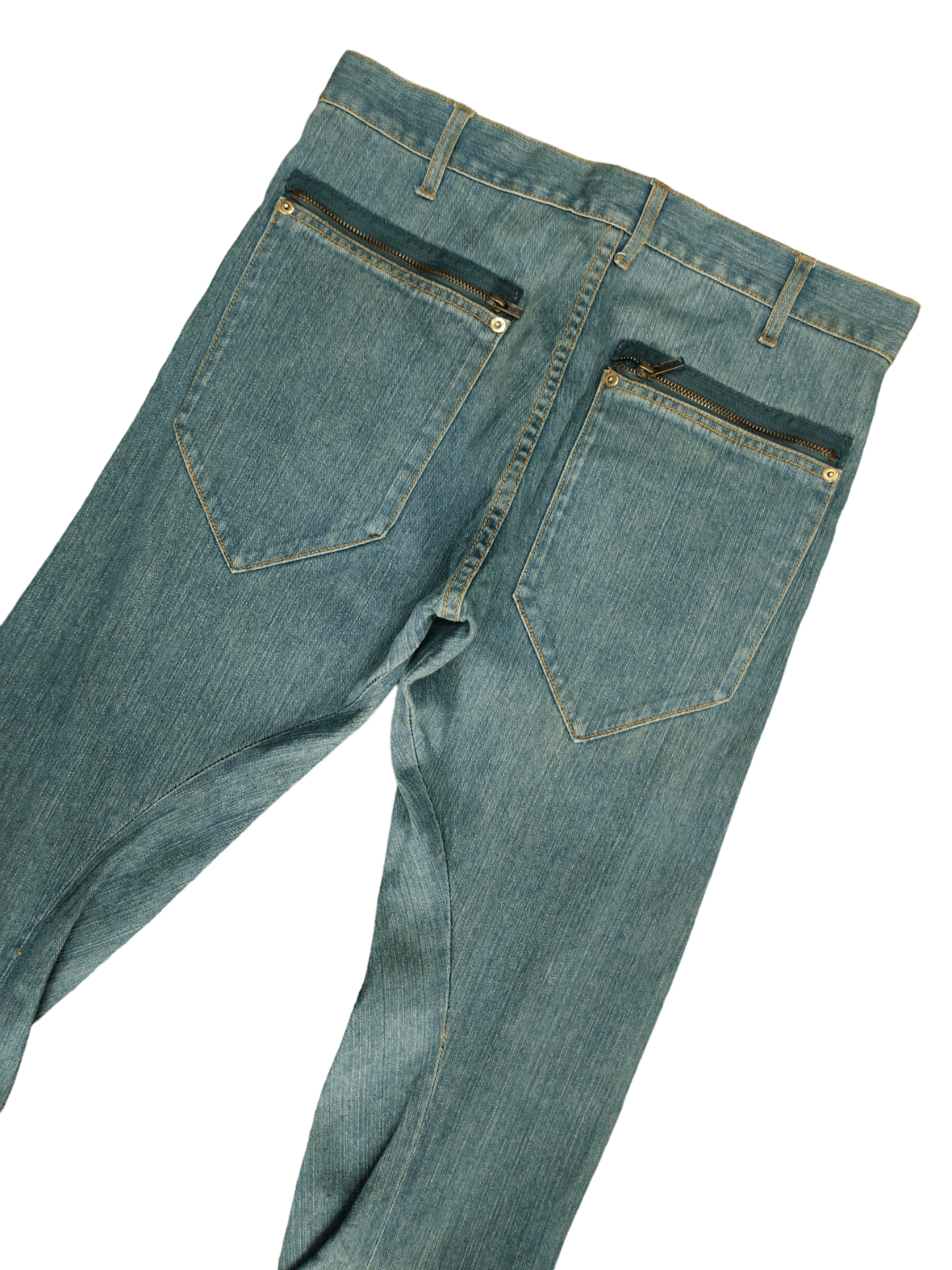 Le Grande Bleu (L.G.B.) Flare Jeans Japan Zipper Faded Boot Cut Y2k Mudmax Lgb Size US 30 / EU 46 - 15 Thumbnail