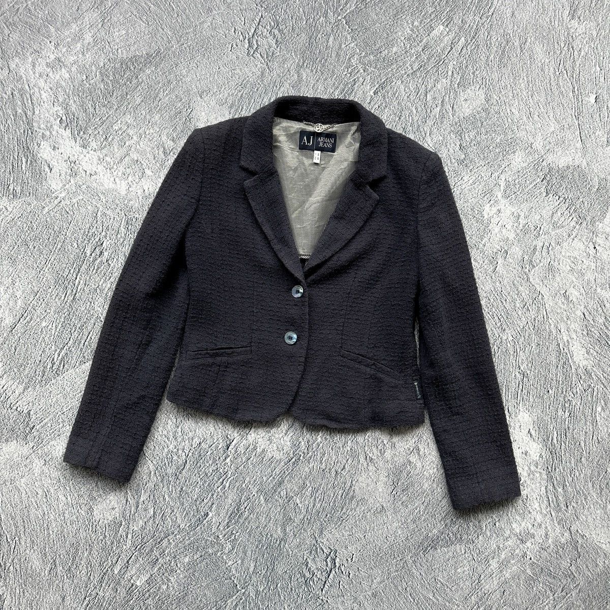 Armani Women’s Blazer Jacket Armani Jeans Light Blue Size: USA 10 Size L / US 10 / IT 46 - 4 Thumbnail