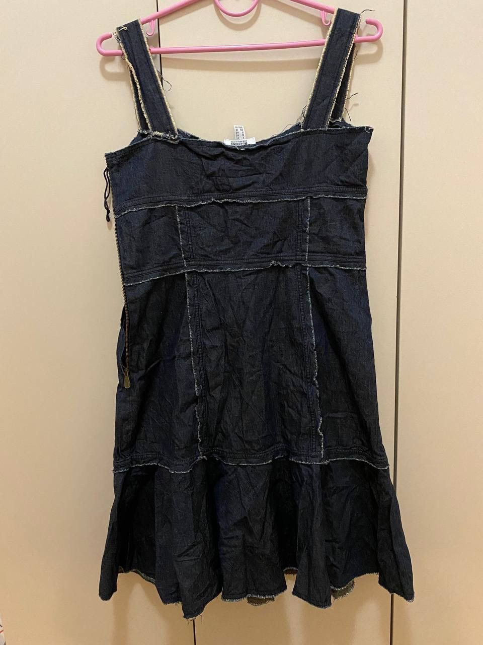Moschino × Vintage Vintage Y2K MOSCHINO denim dress 90s Size L / US 10 / IT 46 - 2 Thumbnail