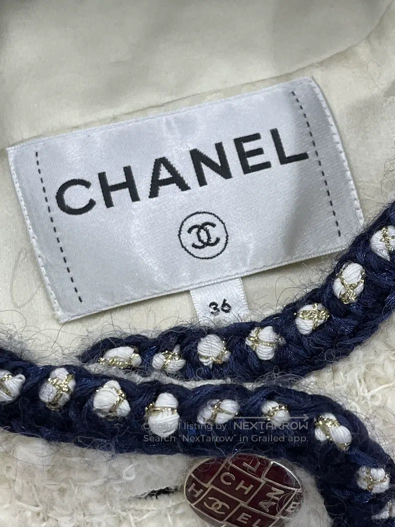 Chanel Chanel Preview series red and blue rolled-edged jacket Size XS / US 0-2 / IT 36-38 - 4 Thumbnail