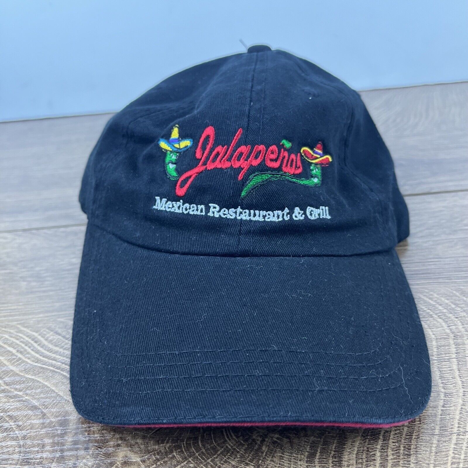 Other Jalapenos Mexican Restaurant Grill Hat Black Adjustable Hat Size ONE SIZE - 1 Thumbnail
