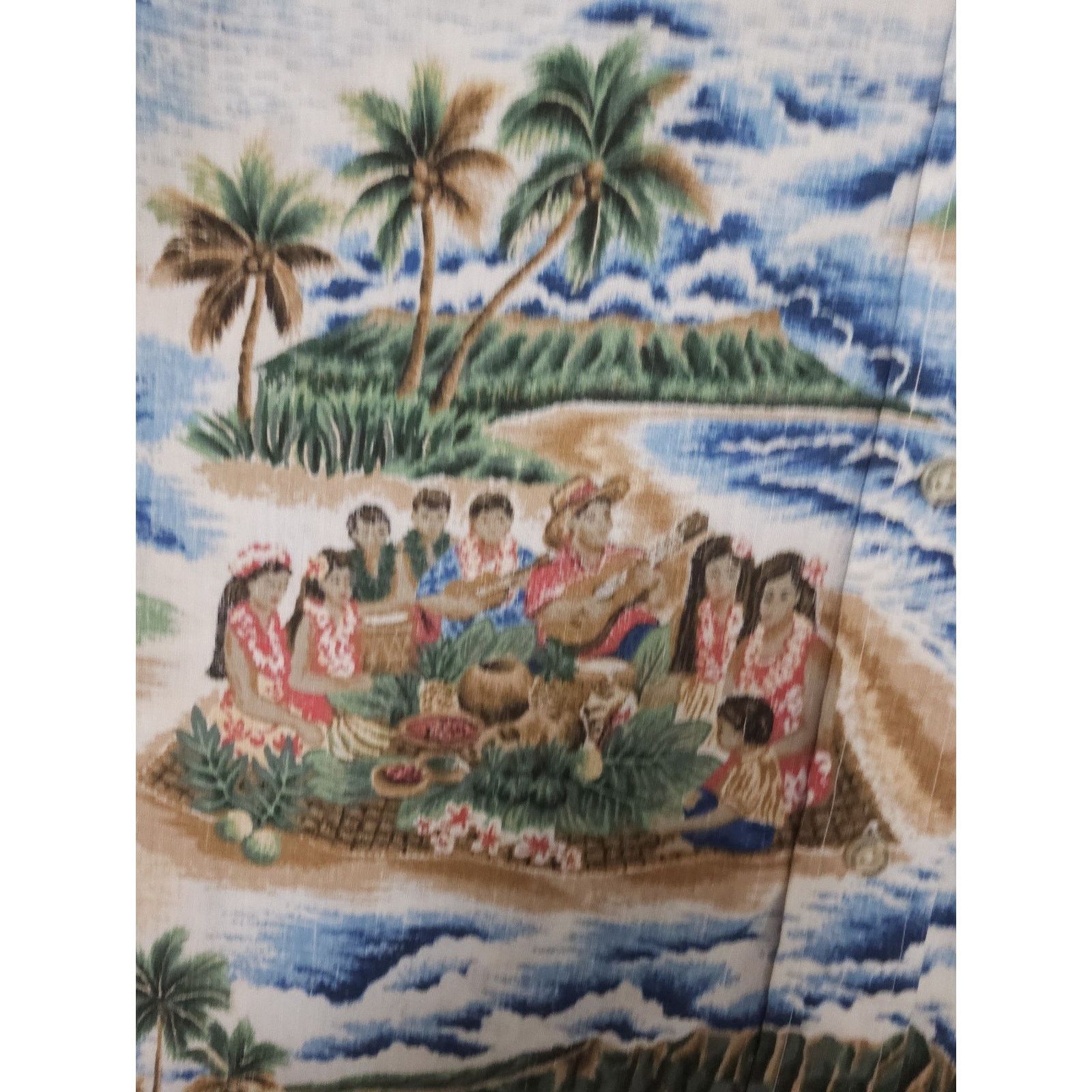 Reyn Spooner Reyn Spooner Hawaiian Ohana Luau Shirt Aloha Button Up M Size US M / EU 48-50 / 2 - 5 Thumbnail