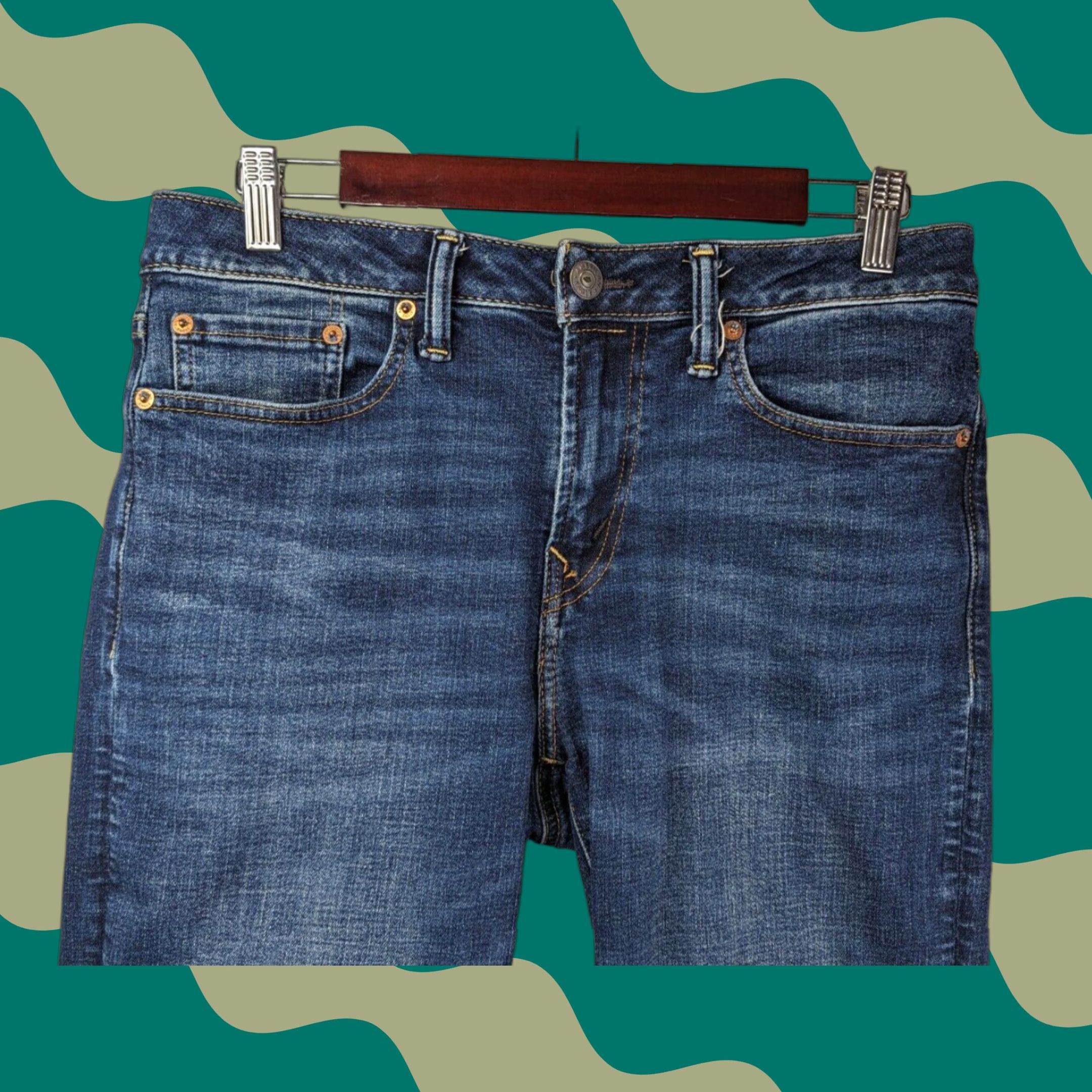 American Eagle Outfitters **American Eagle Relaxed Straight Jeans Mens 32X33 Blue Denim** User: American Eagle Relaxed Straight Jeans Mens 32X33 Blue Denim Size US 32 / EU 48 - 1 Thumbnail