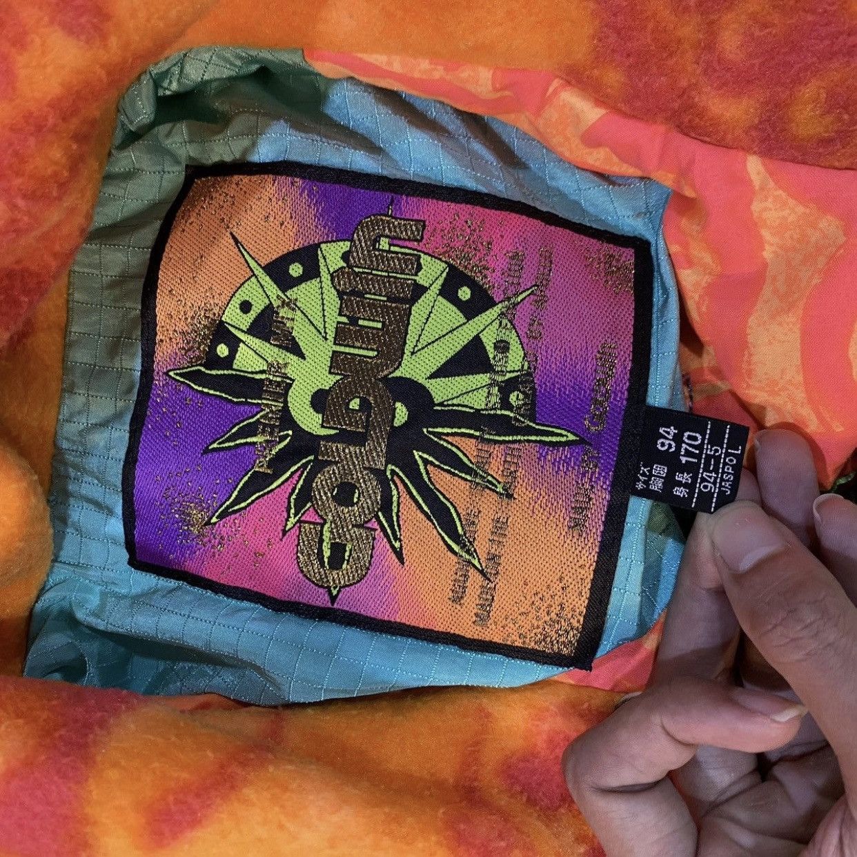 Goldwin Vintage 90s Goldwin All-Over Print Ski Jacket Neon Green Size US L / EU 52-54 / 3 - 17 Thumbnail