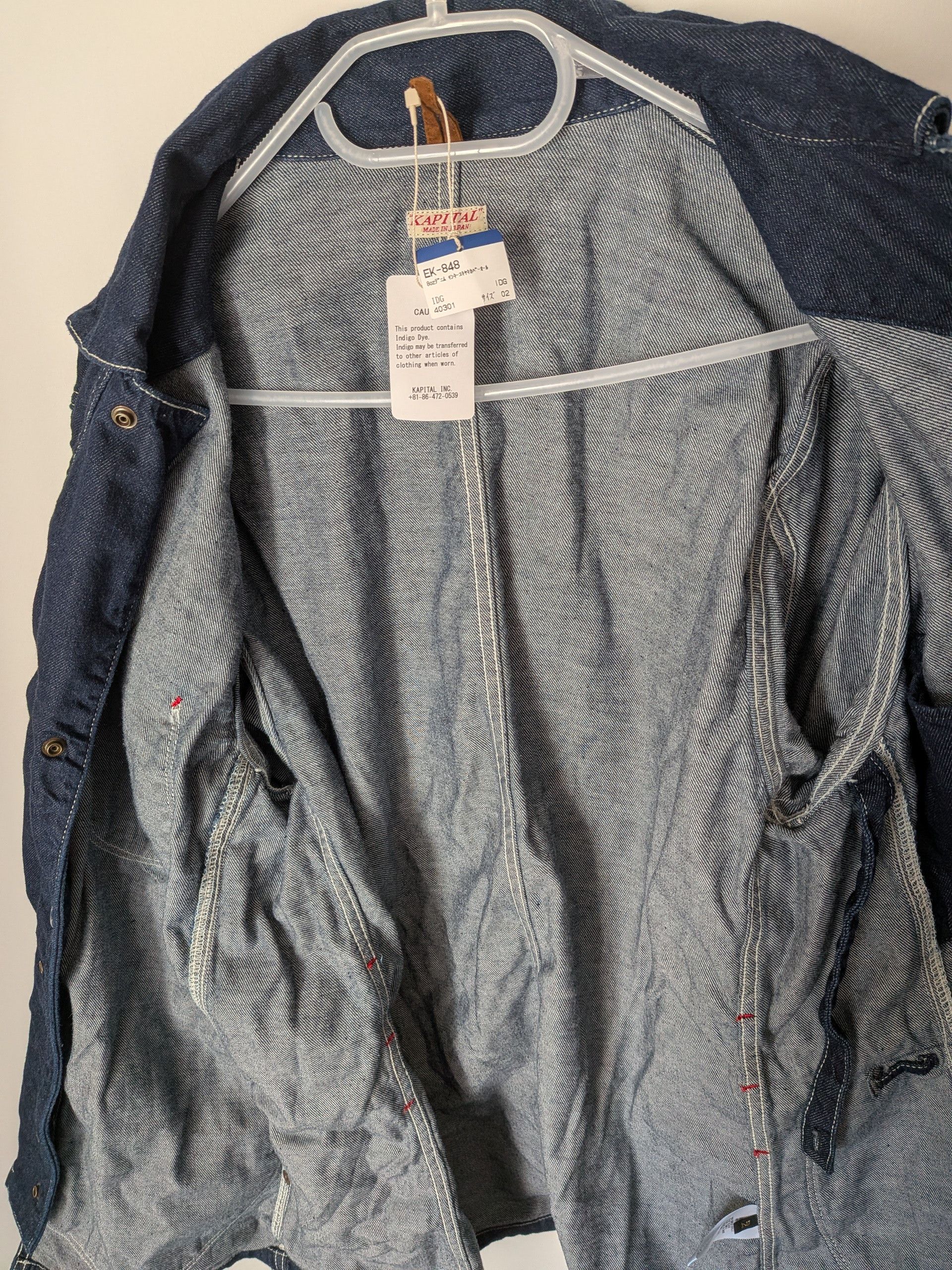 Kapital Kapital Denim Monkey Sukiyaki Coverall Jacket (EK-848) Size US M / EU 48-50 / 2 - 9 Thumbnail