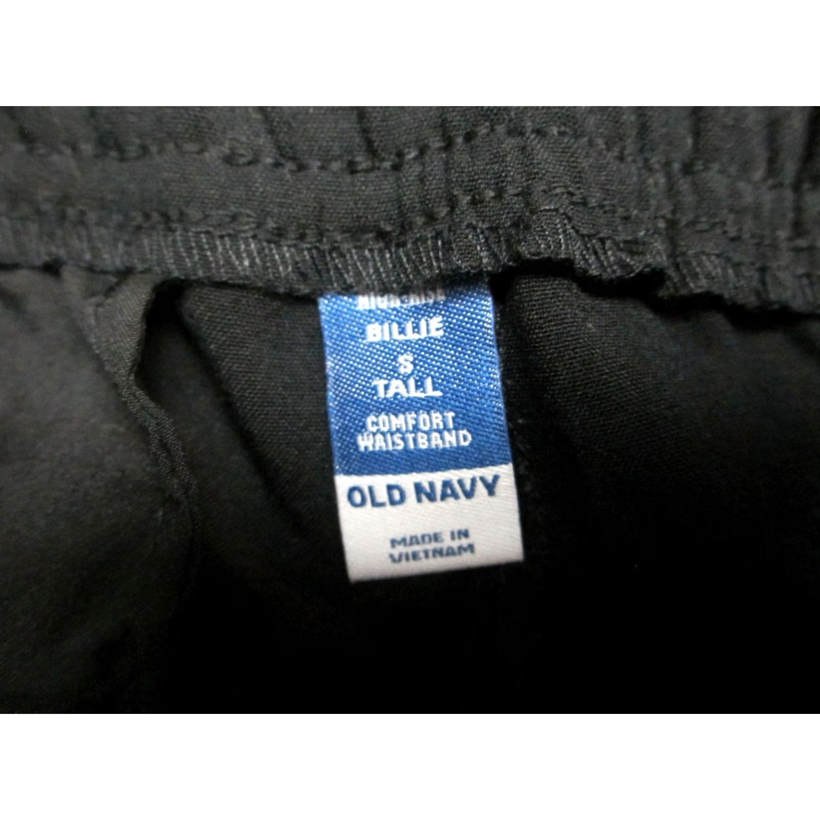Old Navy Old Navy Pants Womens Small Tall Black High Rise Comfort Drawstring 28X30 Size 28" / US 6 / IT 42 - 4 Thumbnail