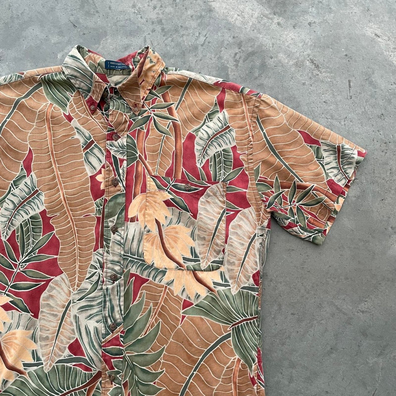 Chaps Vintage Chaps Ralph Lauren Tropical Shirt Size US M / EU 48-50 / 2 - 3 Thumbnail