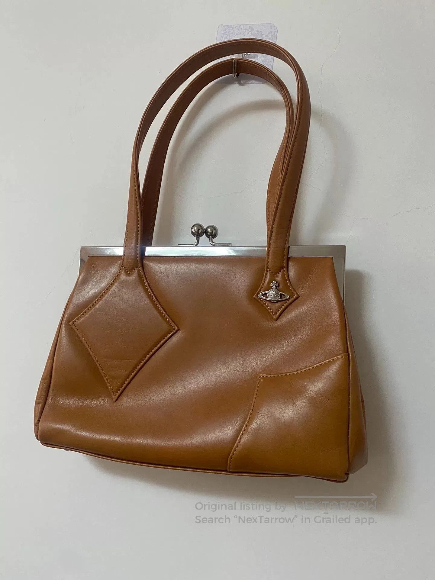 Vivienne Westwood Vivienne Westwood Brown Vintage Clasp Handbag. Size ONE SIZE - 2 Thumbnail