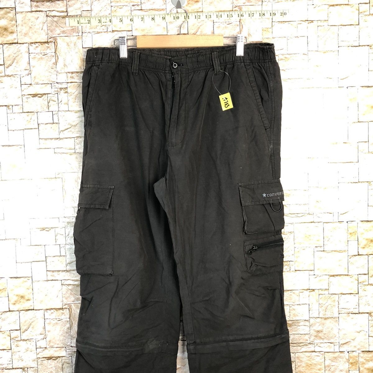 Converse Converse Black Cargo Multipocket Pants #A733 Size US 33 - 2 Thumbnail