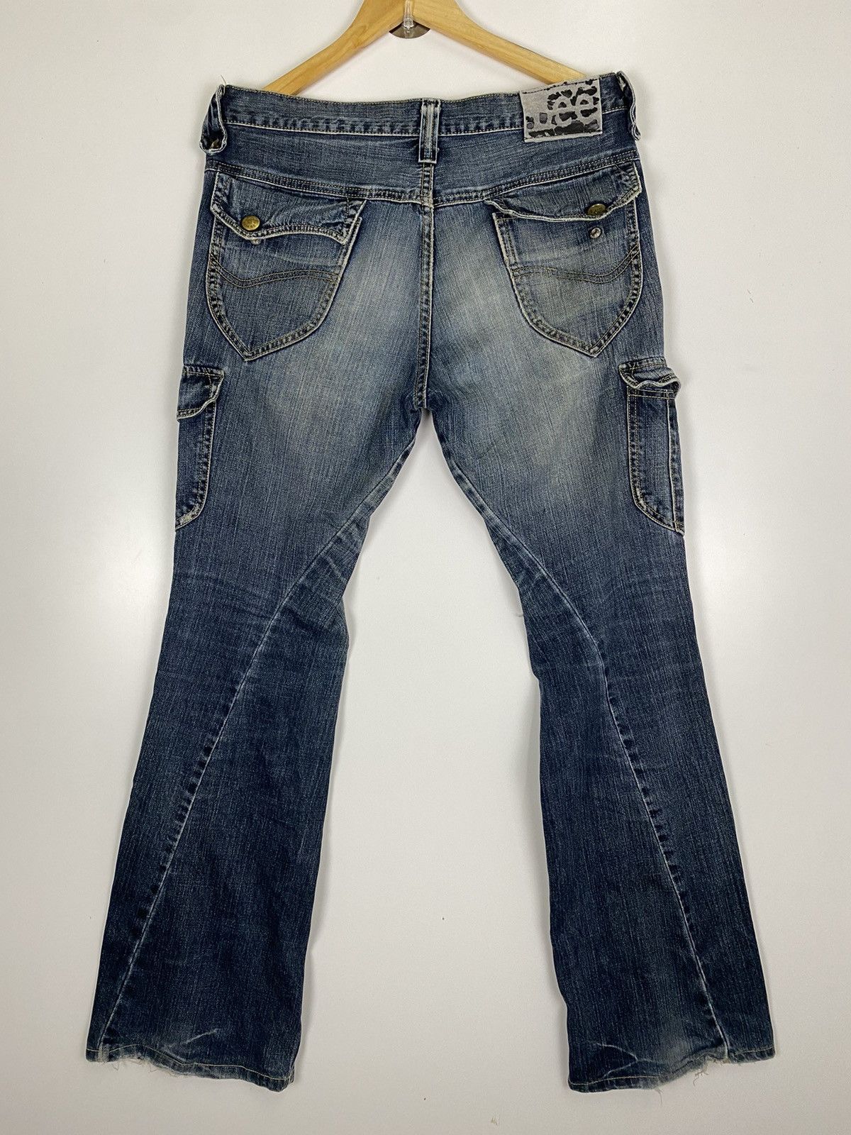 Lee ✅️Vintage Lee Raider Distressed Denim Cargo Size US 38 / EU 54 - 2 Thumbnail