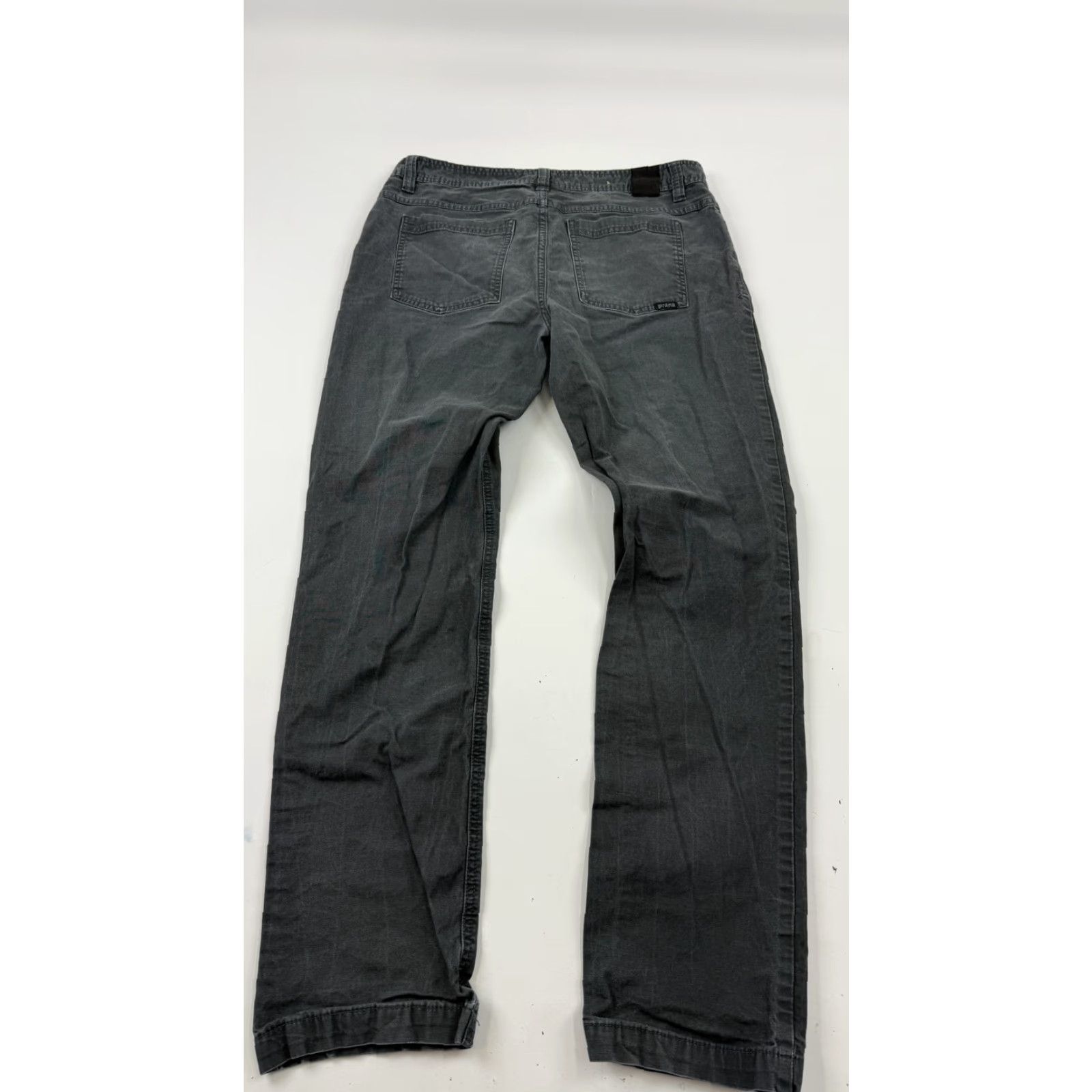 Prana prAna Jeans Mens 33x32 Charcoal Gray Slim Fit Stretch Organic Cotton Twill Size US 33 - 7 Thumbnail