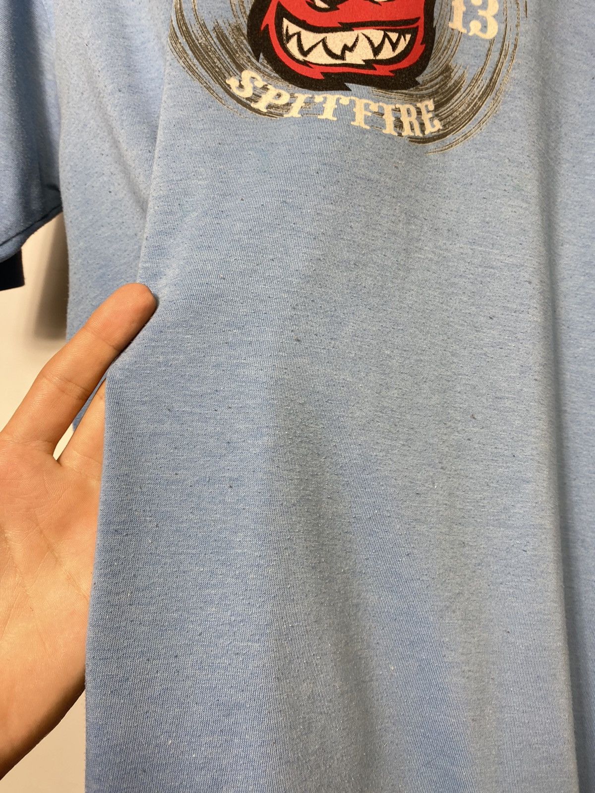 Spitfire Vintage 90s Spitfire Script Sun T-shirt Tee Size US L / EU 52-54 / 3 - 7 Thumbnail