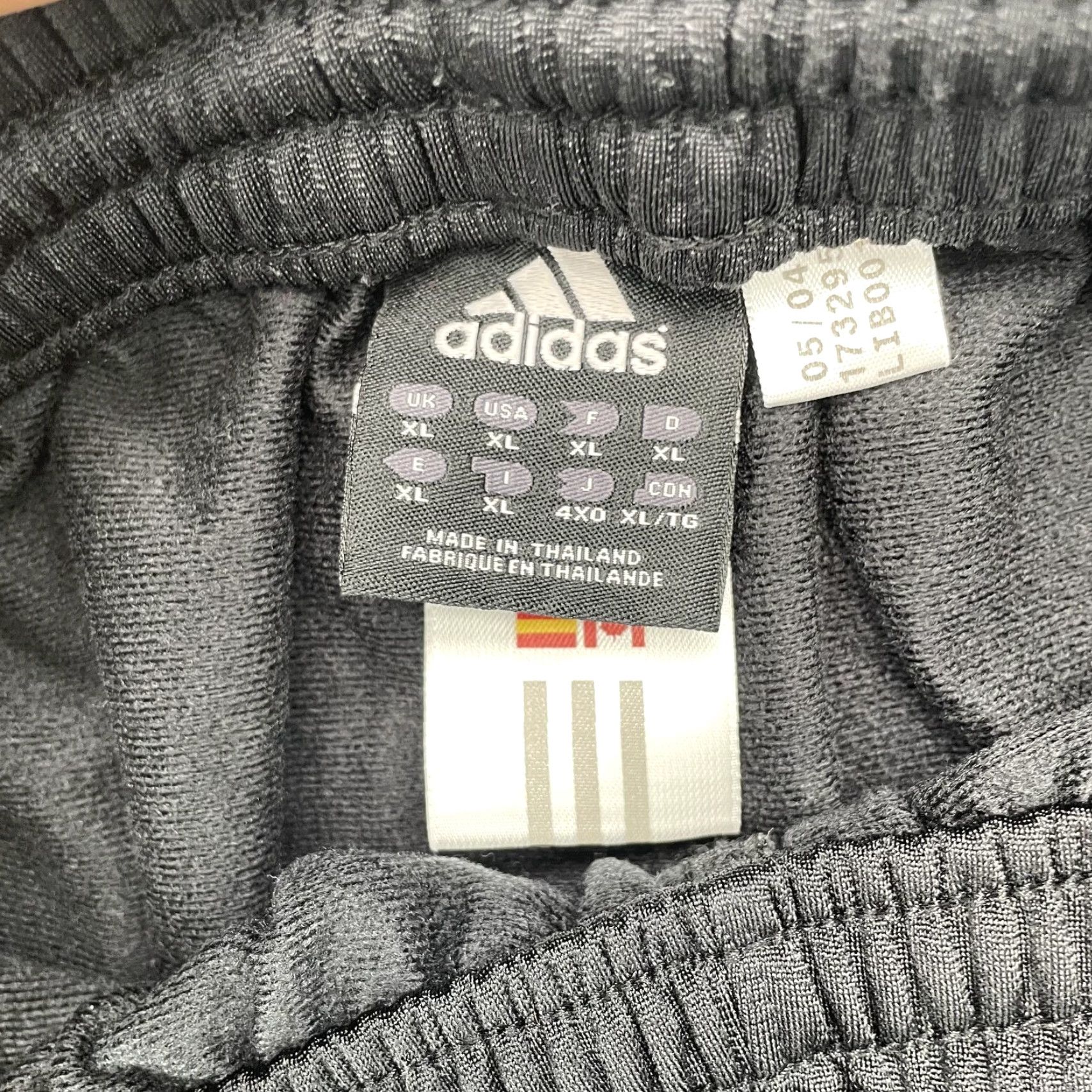 Adidas VINTAGE adidas Track Pants Women XL Black Running Soccer Training Sportswear 90s Size 26" / US 2 / IT 38 - 7 Thumbnail
