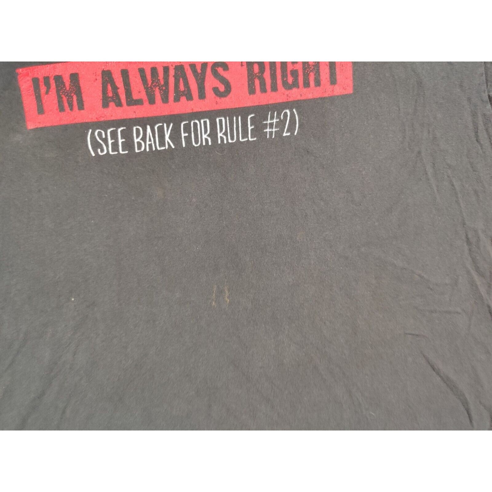 Delta Funny Novelty Shirt Adult Mens 2XL XXL Black Im Always Right Size US XXL / EU 58 / 5 - 16 Thumbnail