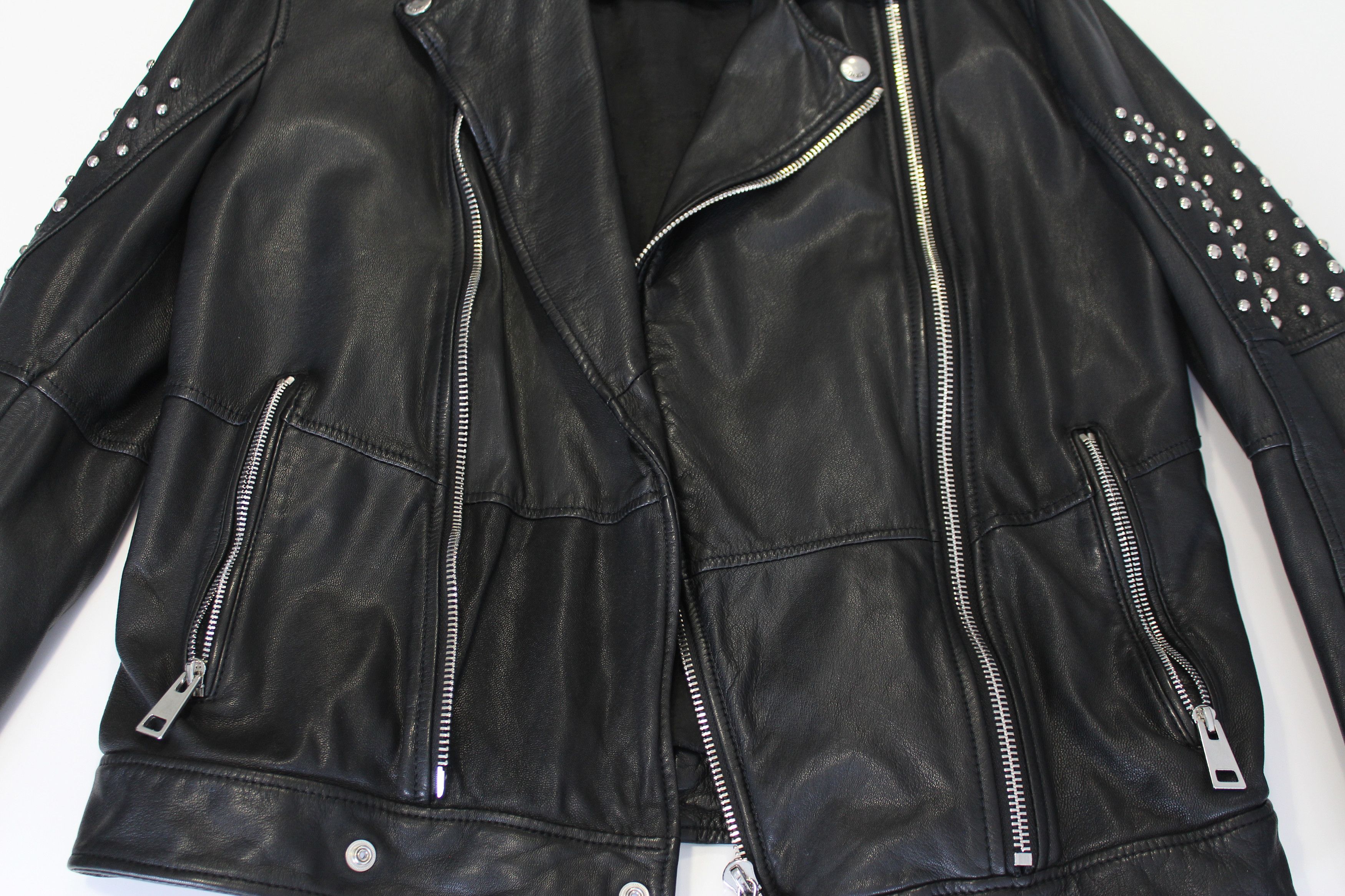 Just Cavalli Just Cavalli Leather Biker Jacket Size US M / EU 48-50 / 2 - 8 Thumbnail