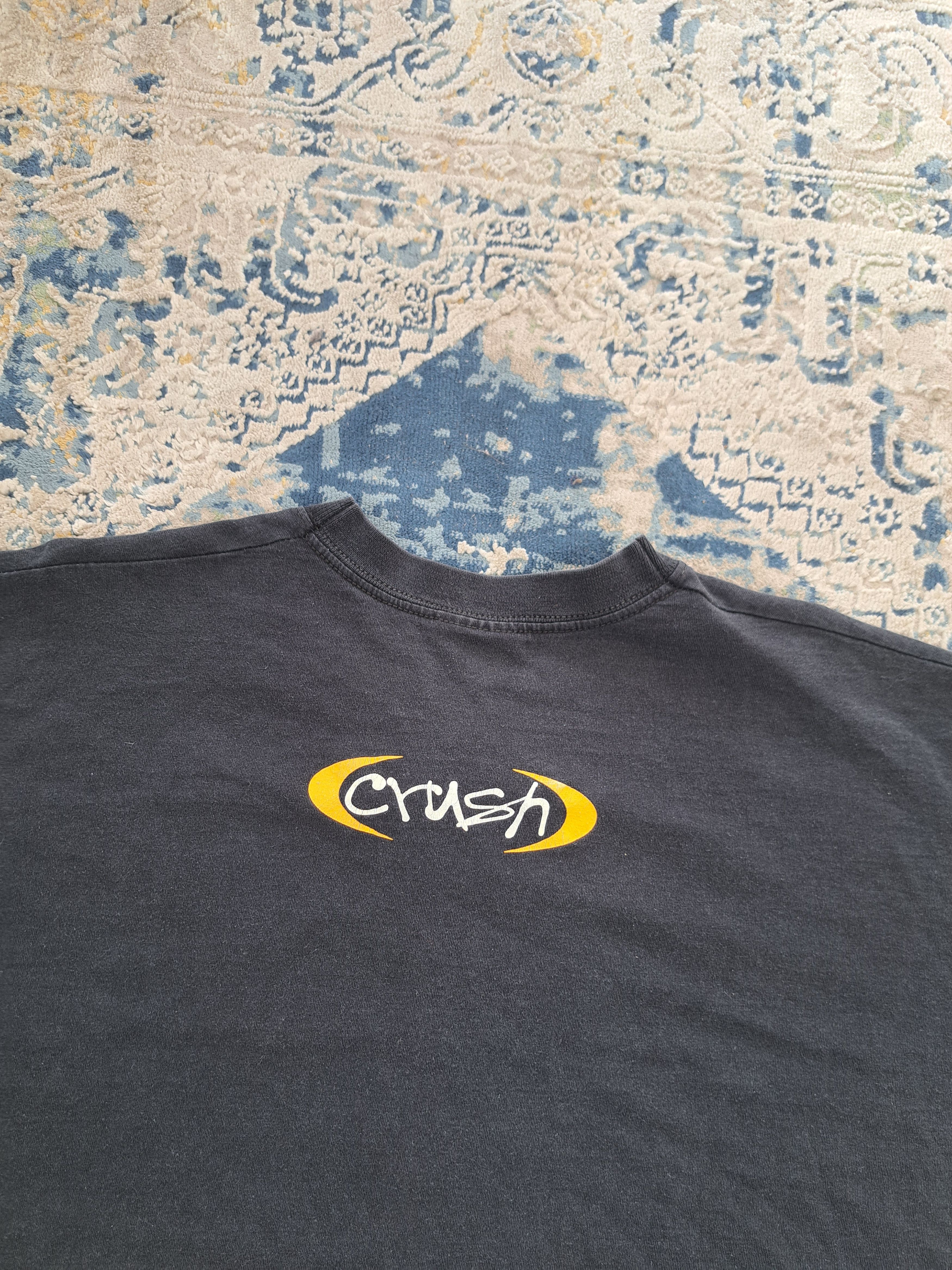 Vintage Vintage 00s Curse Crush Baggy Washed Tee Size US L / EU 52-54 / 3 - 4 Thumbnail