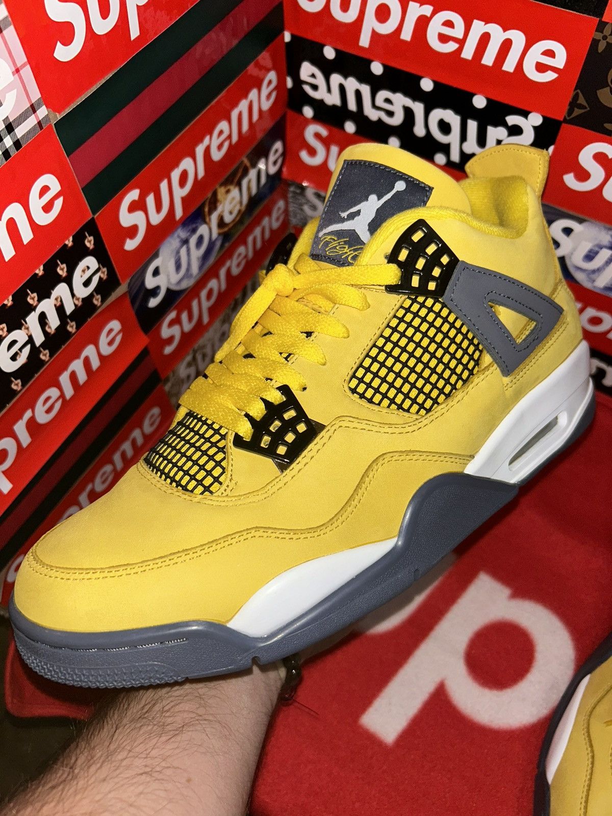 Jordan Brand Jordan 4 Retro Lightning (2021) CT8527-700 size 13 Size US 13 / EU 46 - 10 Thumbnail