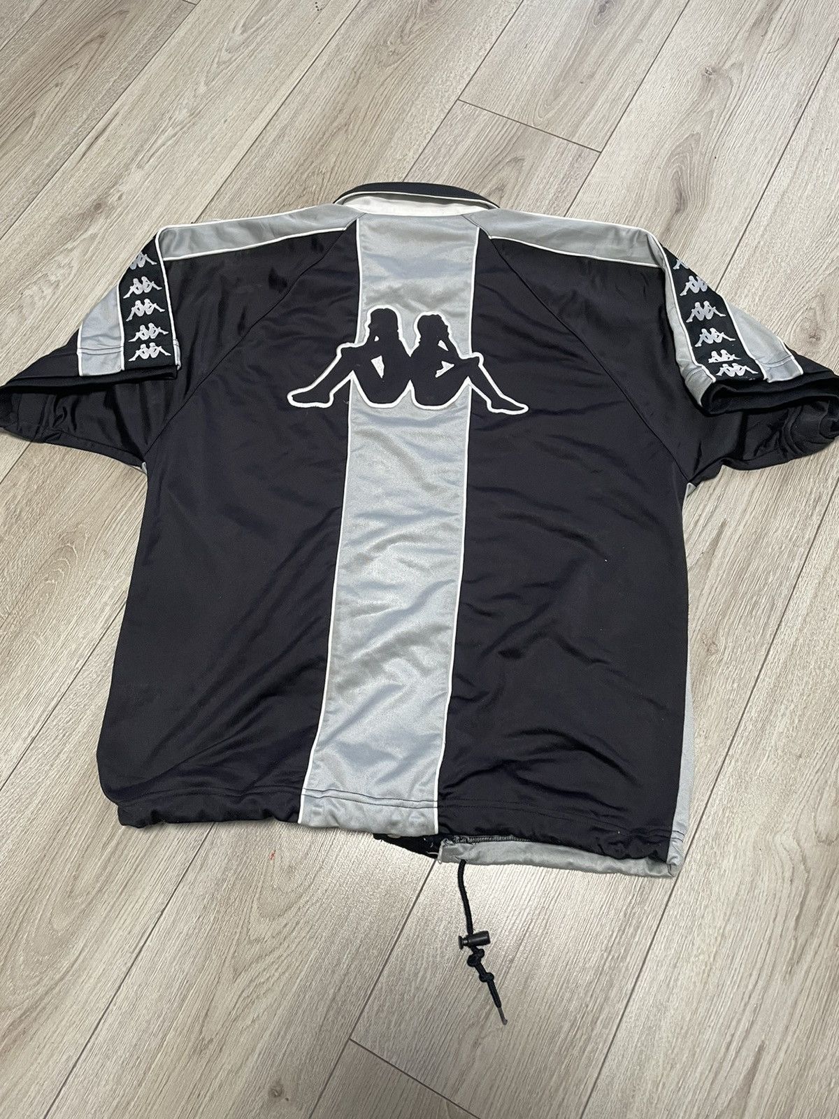 Kappa Vintage 90s Kappa Bottom T Shirt Big Logo Tee Stripes Y2K Size US L / EU 52-54 / 3 - 2 Thumbnail