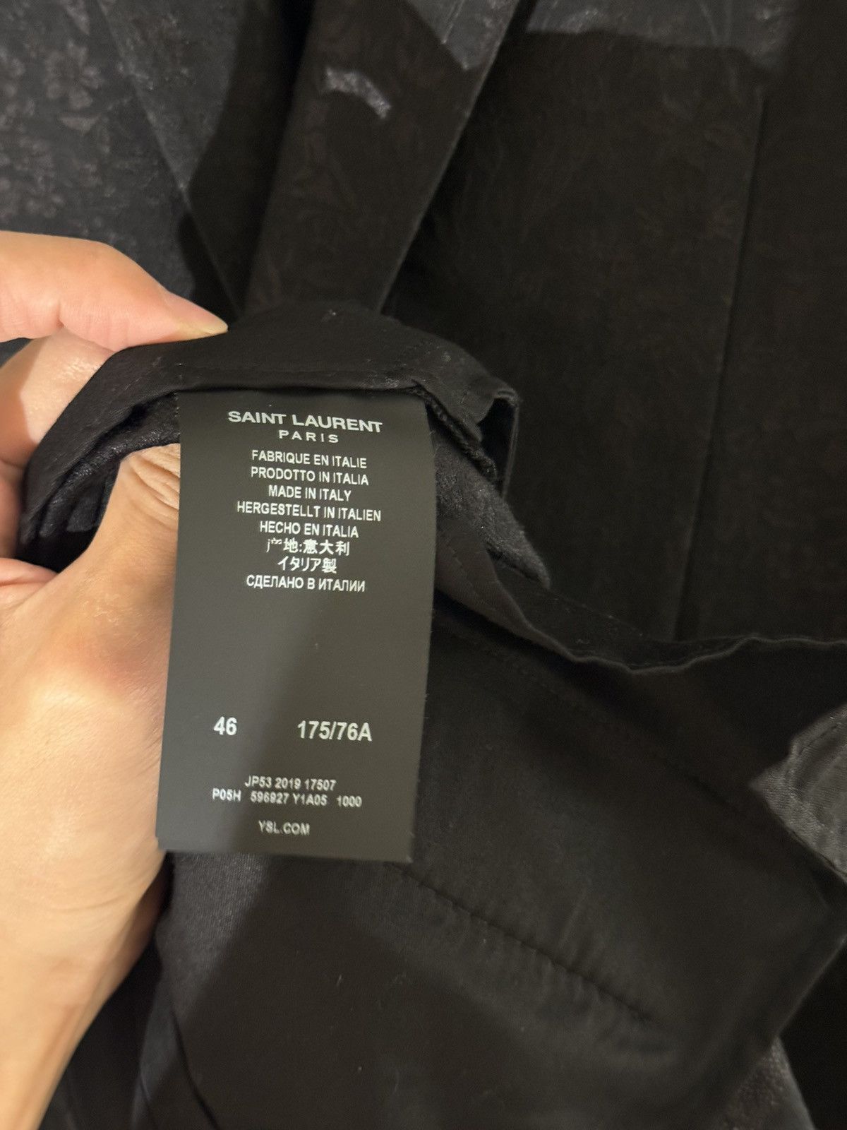 Saint Laurent Paris Saint Laurent SS20 Floral Jacquard Blazer Jacket + Pants Size 48R - 6 Thumbnail