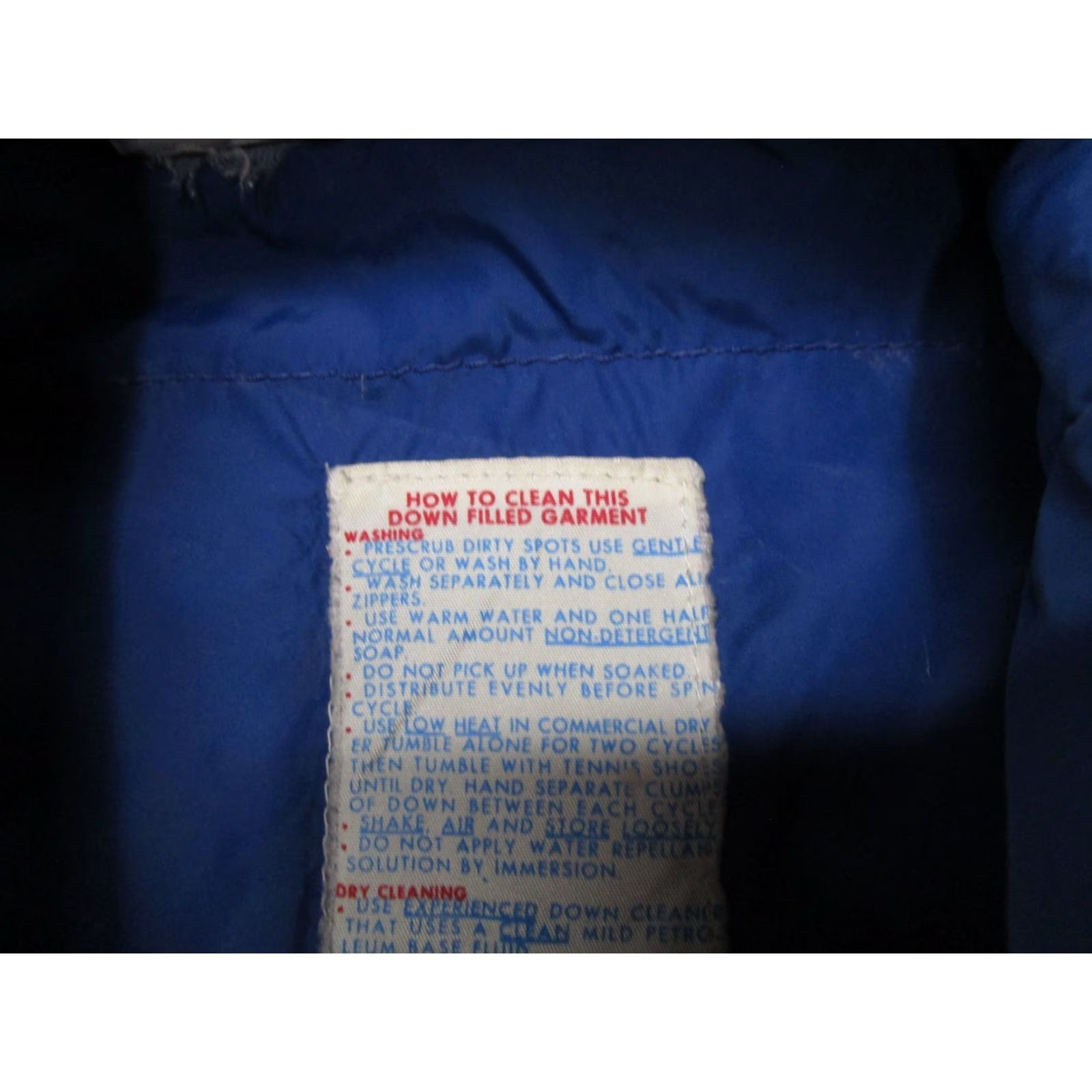 Vintage VINTAGE Gerry Jacket Mens Full Zip Puffer Down Filled 80s Skiing Blue Size 50 Chest 50 READ Size US M / EU 48-50 / 2 - 6 Thumbnail
