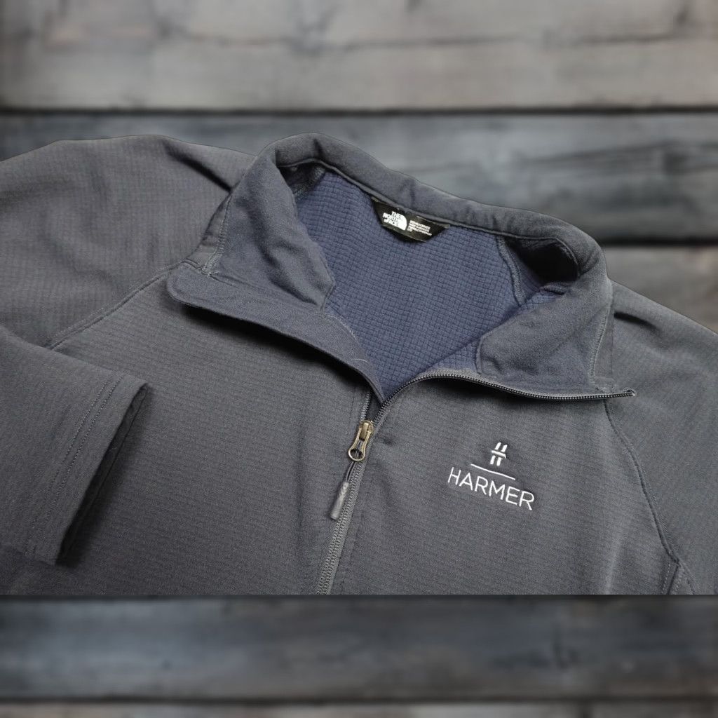 The North Face The North Face Quarter Zip Pullover Mens L Blue Lightweight Harmer Logo Size US L / EU 52-54 / 3 - 1 Thumbnail